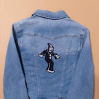 Vintage Clown Jean Jacket