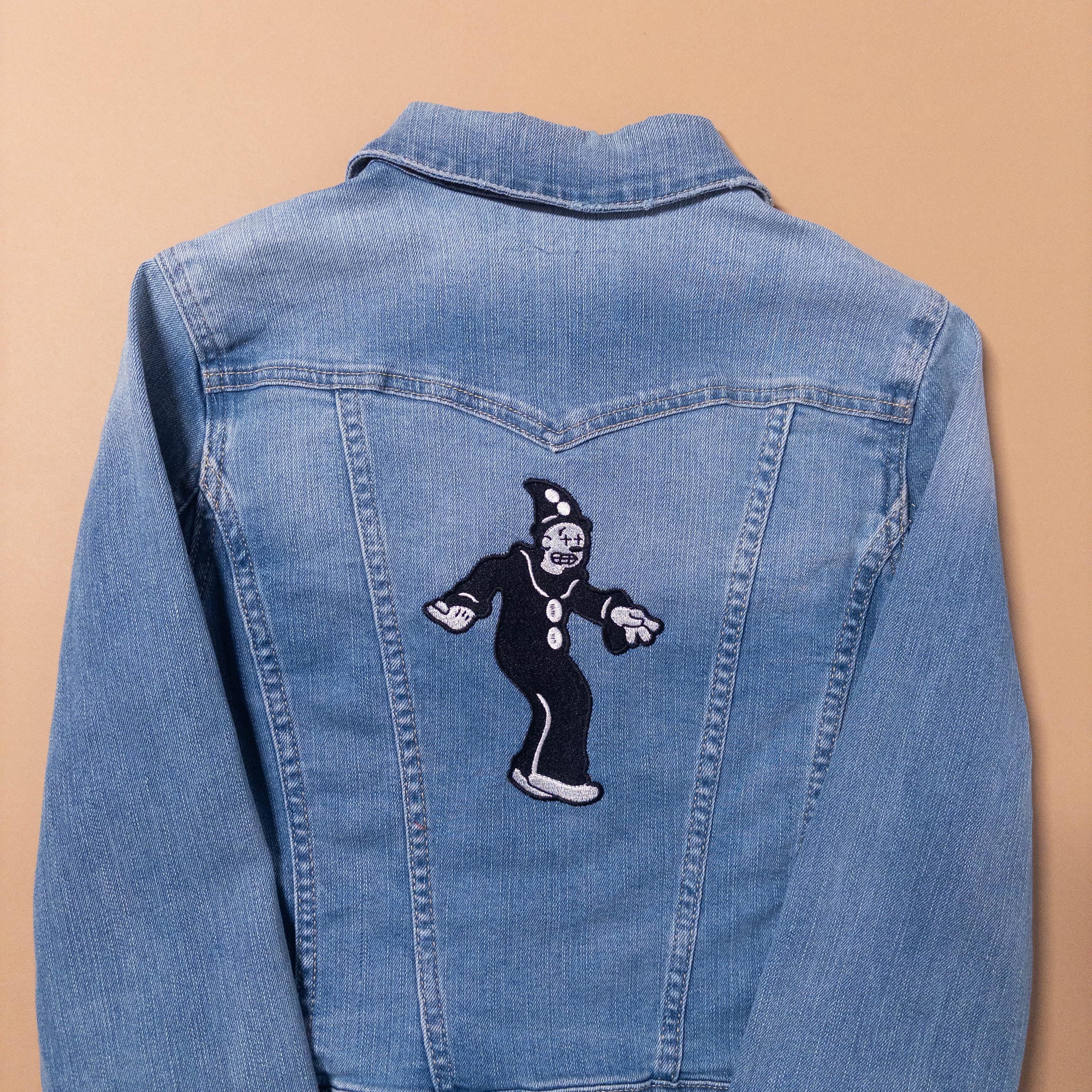 Vintage Clown Jean Jacket
