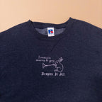 Merry and Gay Medieval Rabbit Crewneck Sweatshirt