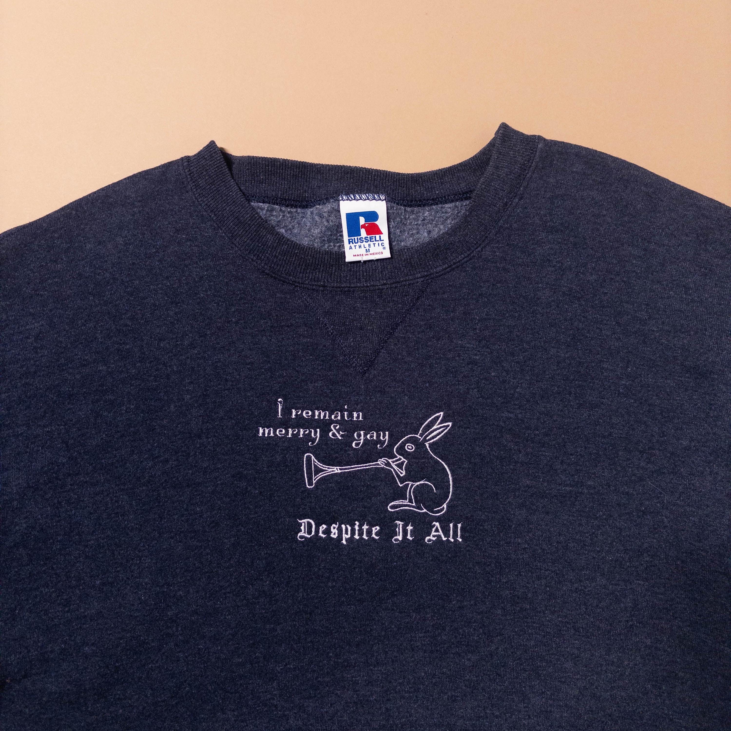 Merry and Gay Medieval Rabbit Crewneck Sweatshirt