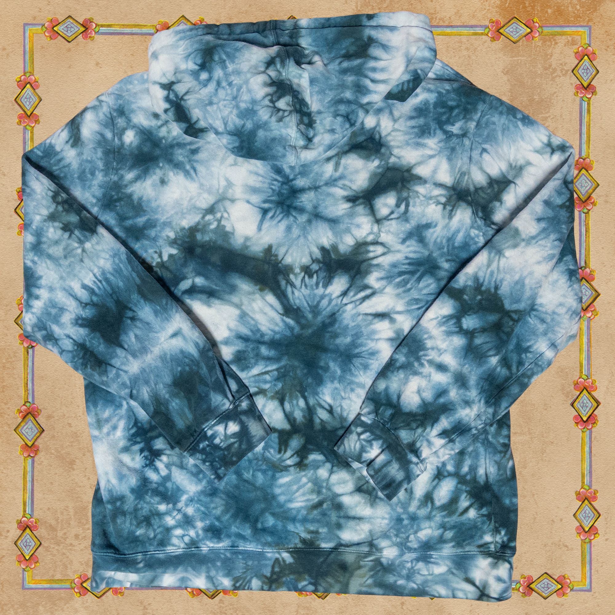 Misunderstood Medieval Cat Tie-Dye Hoodie