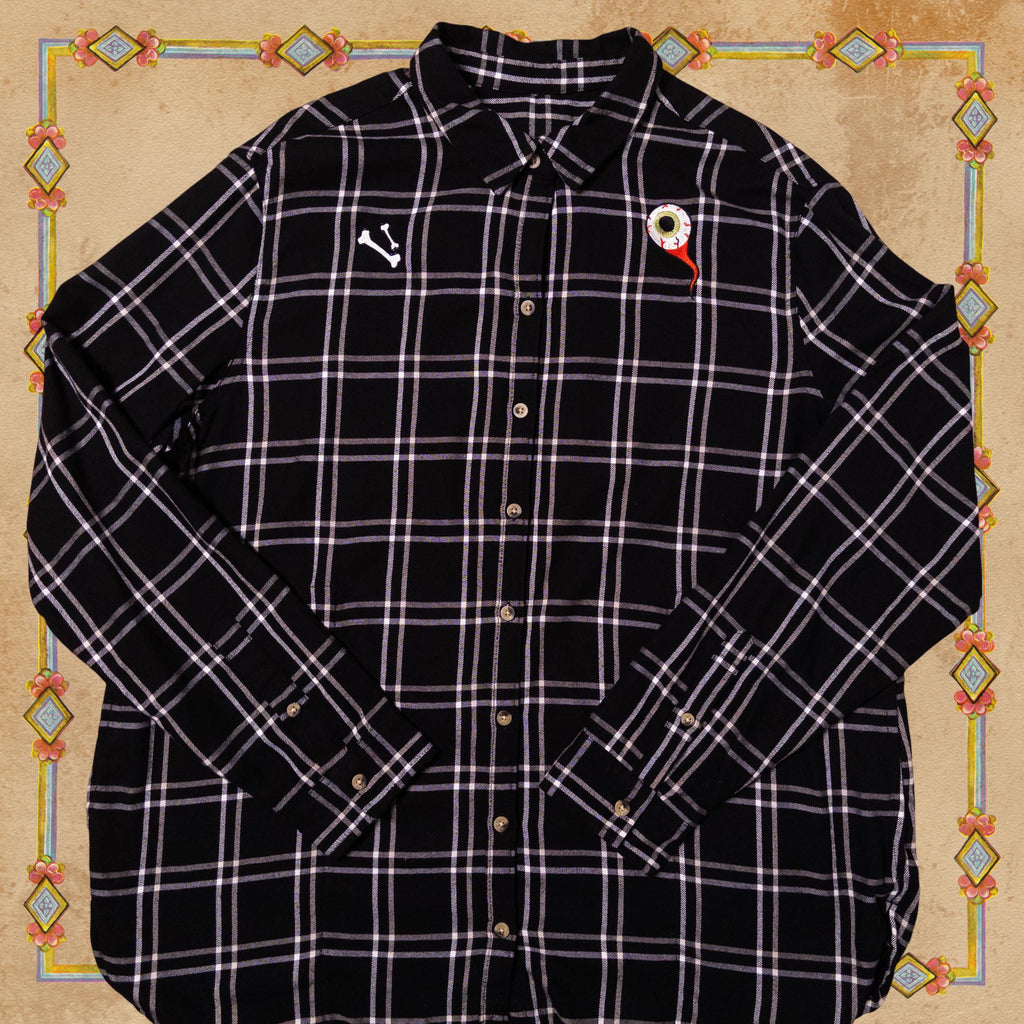Eyeball And Bones Flannel Shirt
