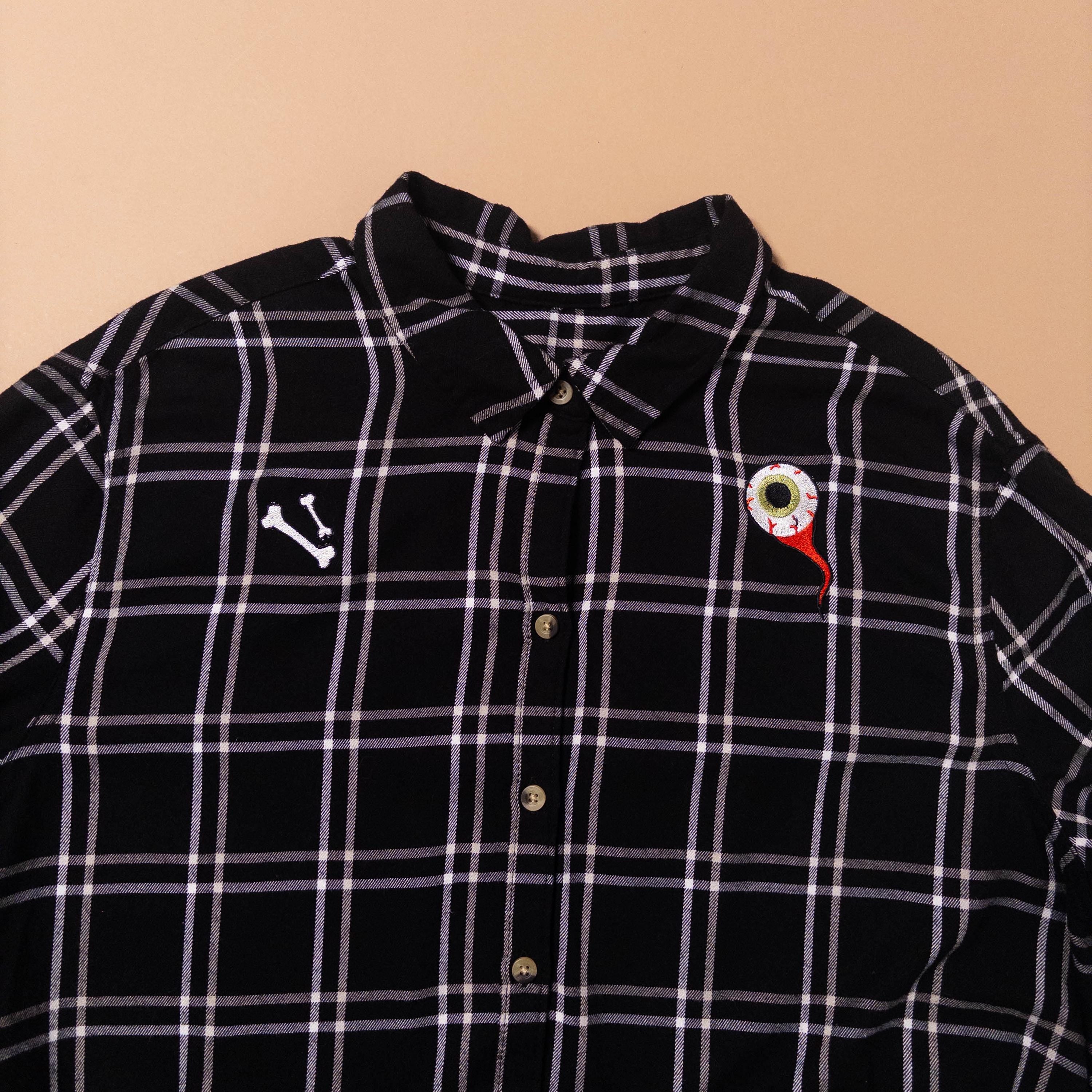 Eyeball And Bones Flannel Shirt