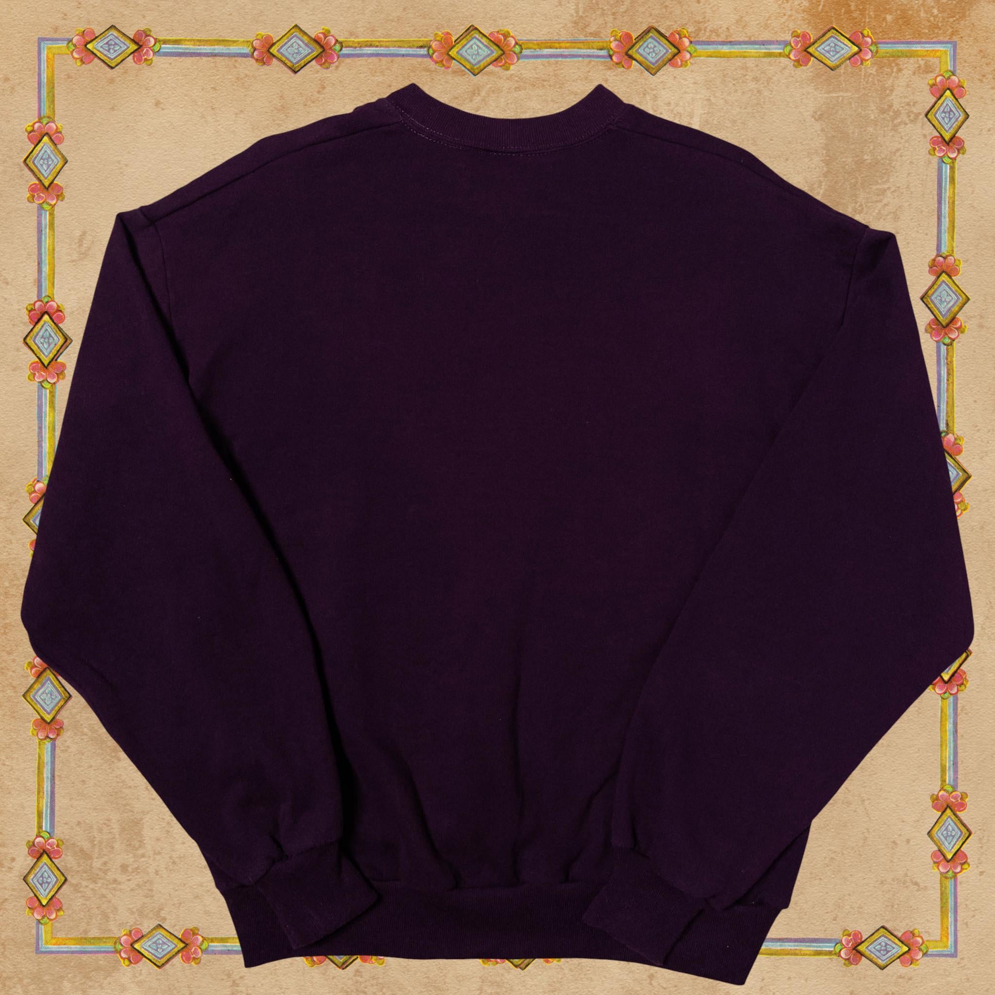 Medieval Rabbit Riding Snail Crewneck Sweatshirt