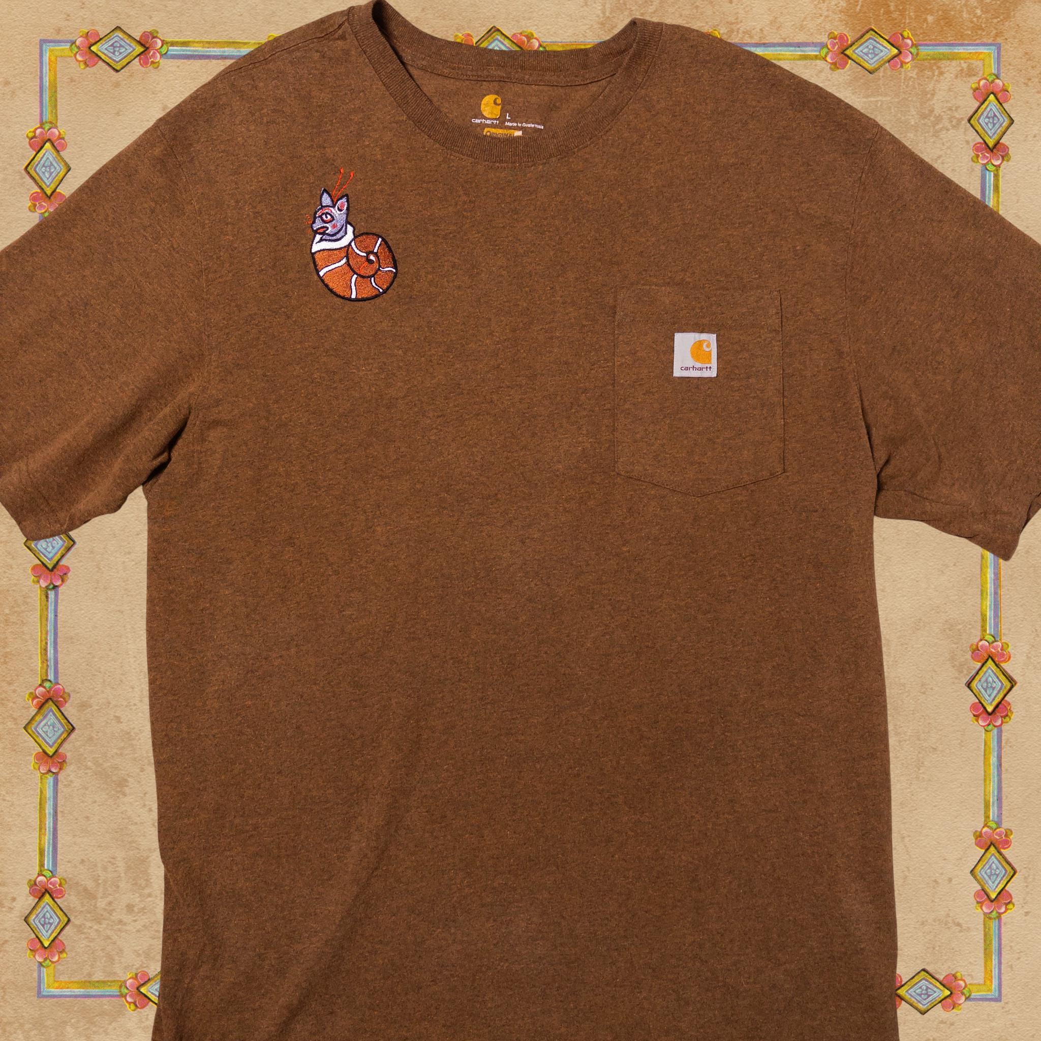 Medieval Snail Cat Carhartt T-Shirt