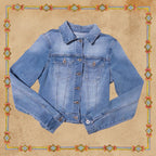 Vintage Clown Jean Jacket