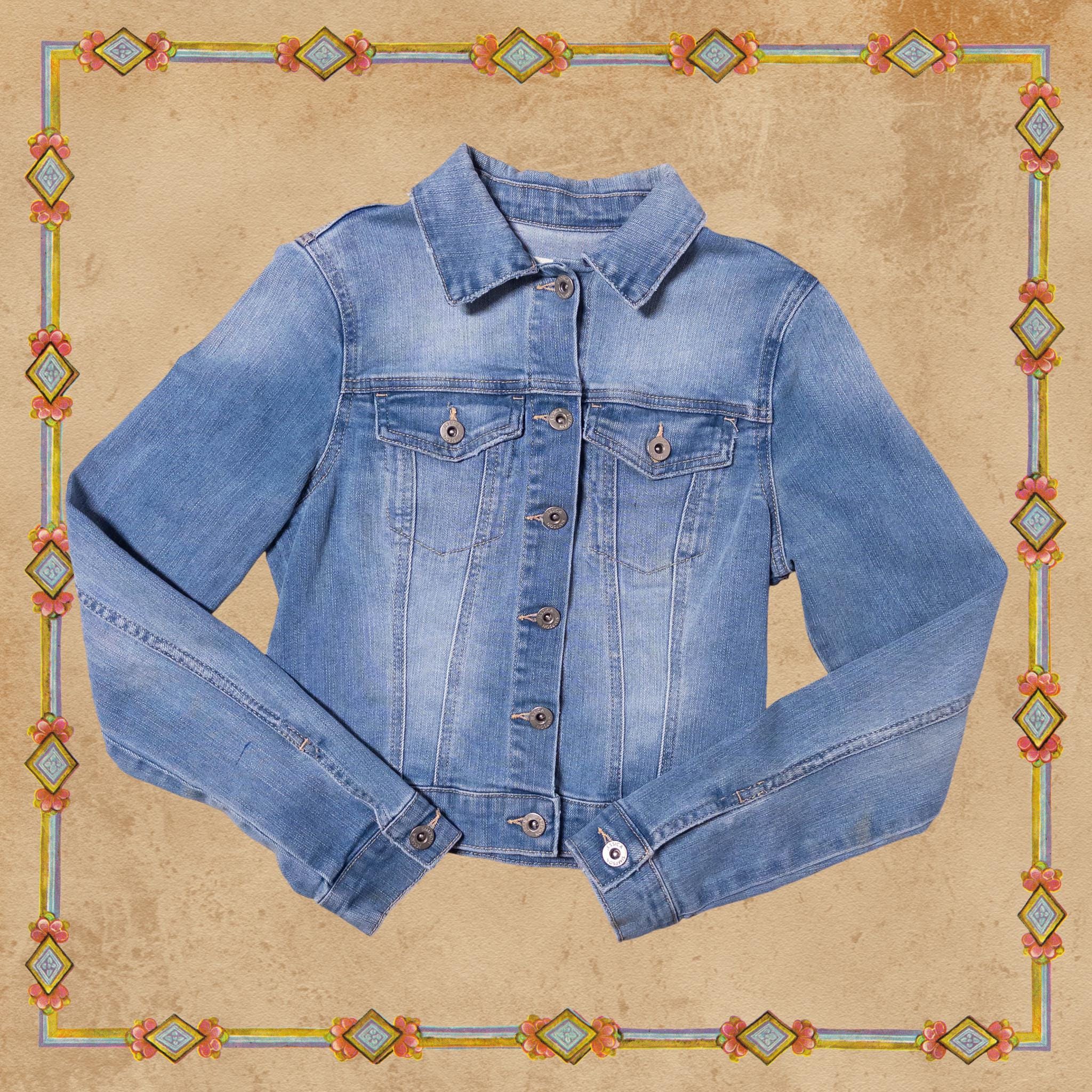 Vintage Clown Jean Jacket