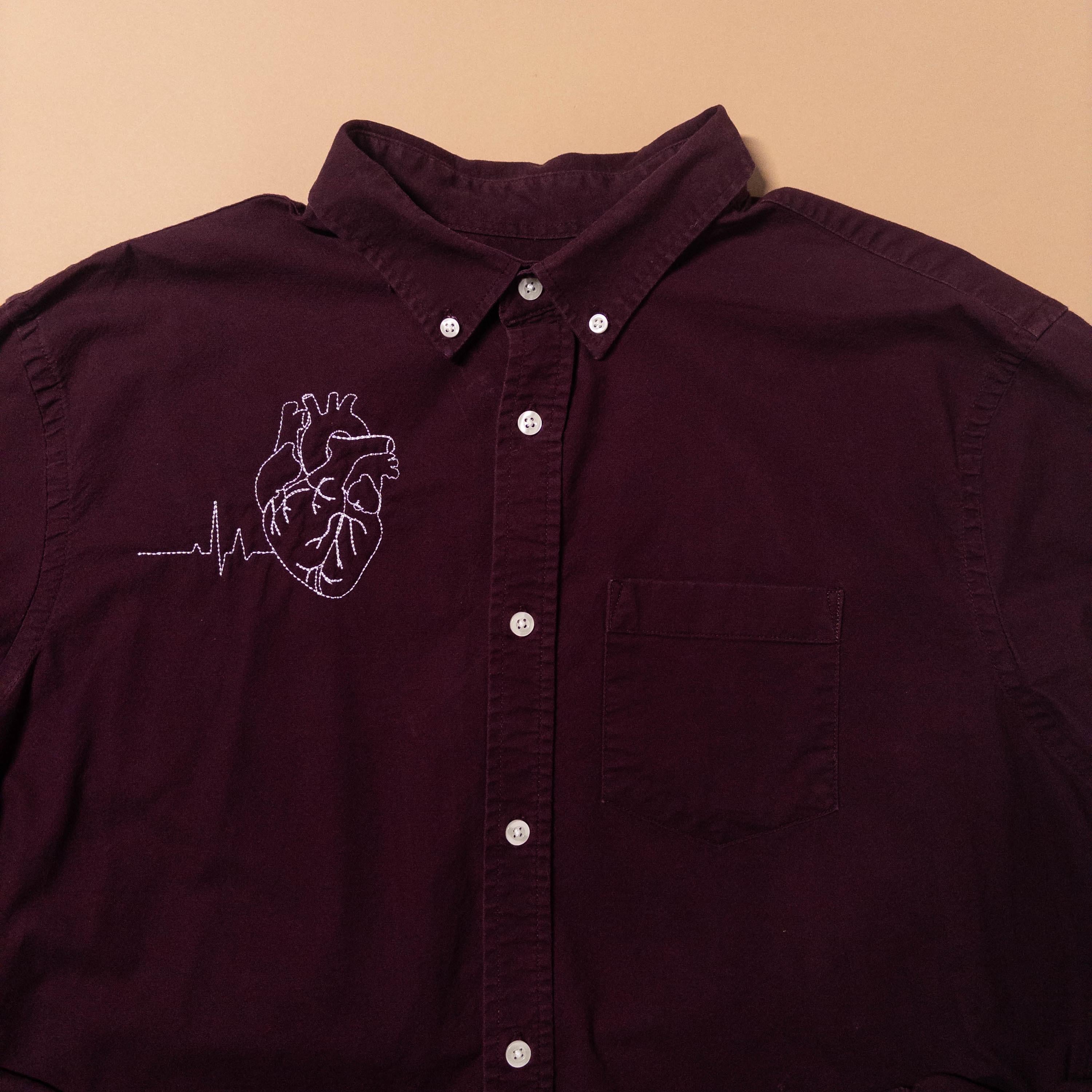 Heartbeat Button-Up Shirt