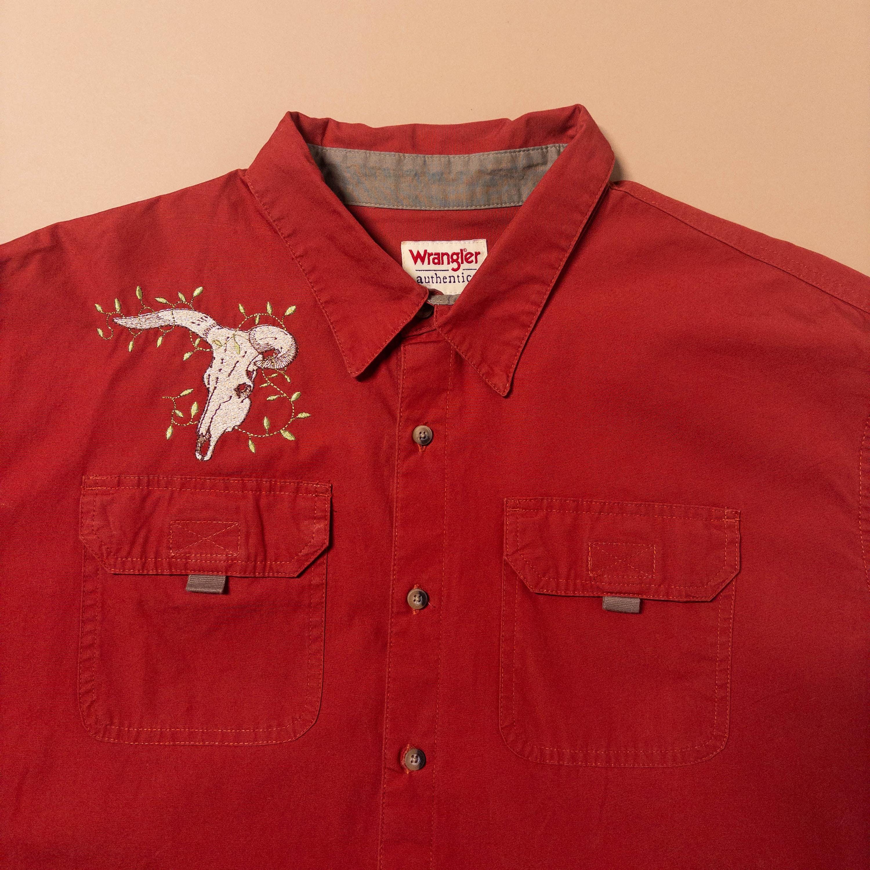 Western Cow Skull Workwear Jacket