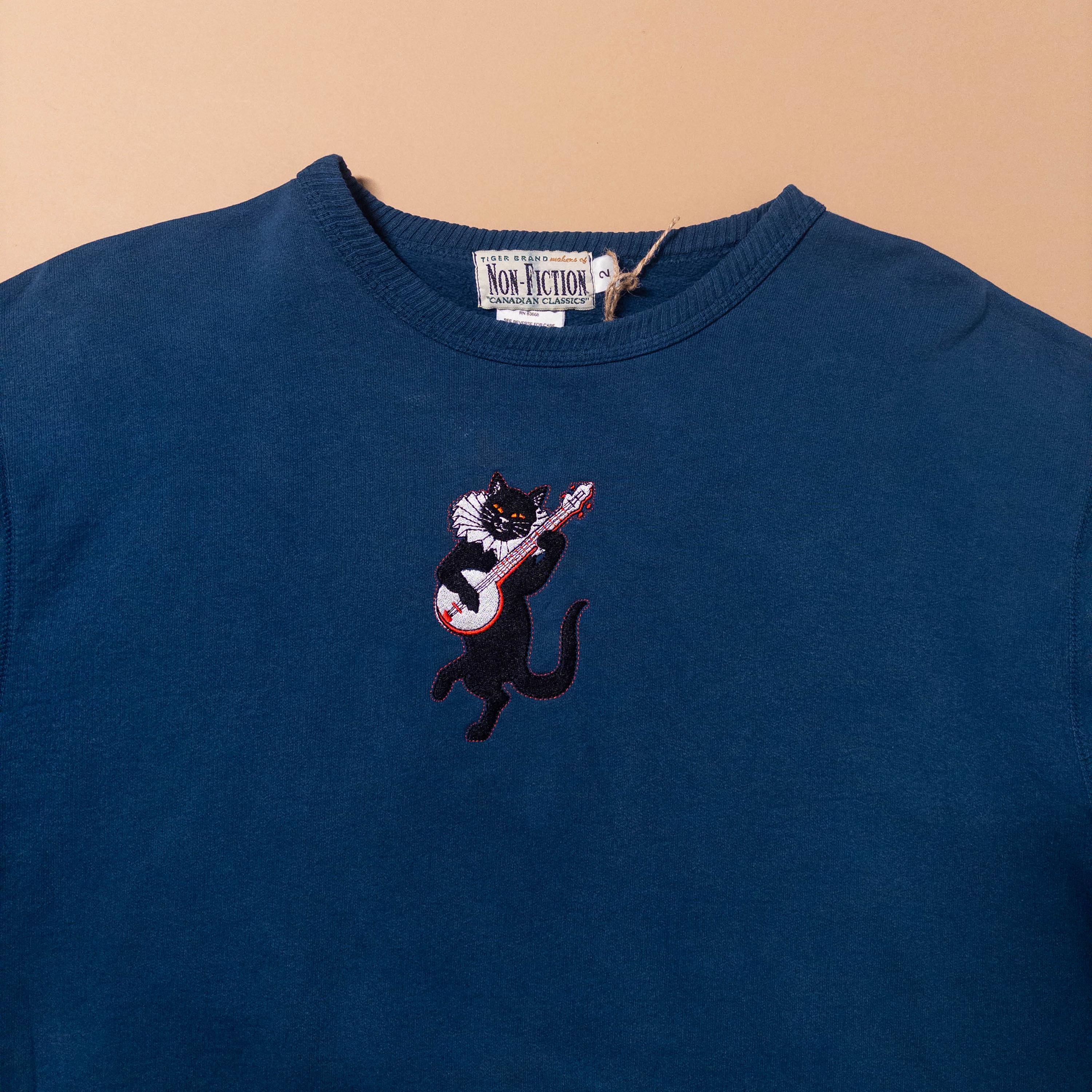 Mischievous Jester Cat Crewneck Sweatshirt