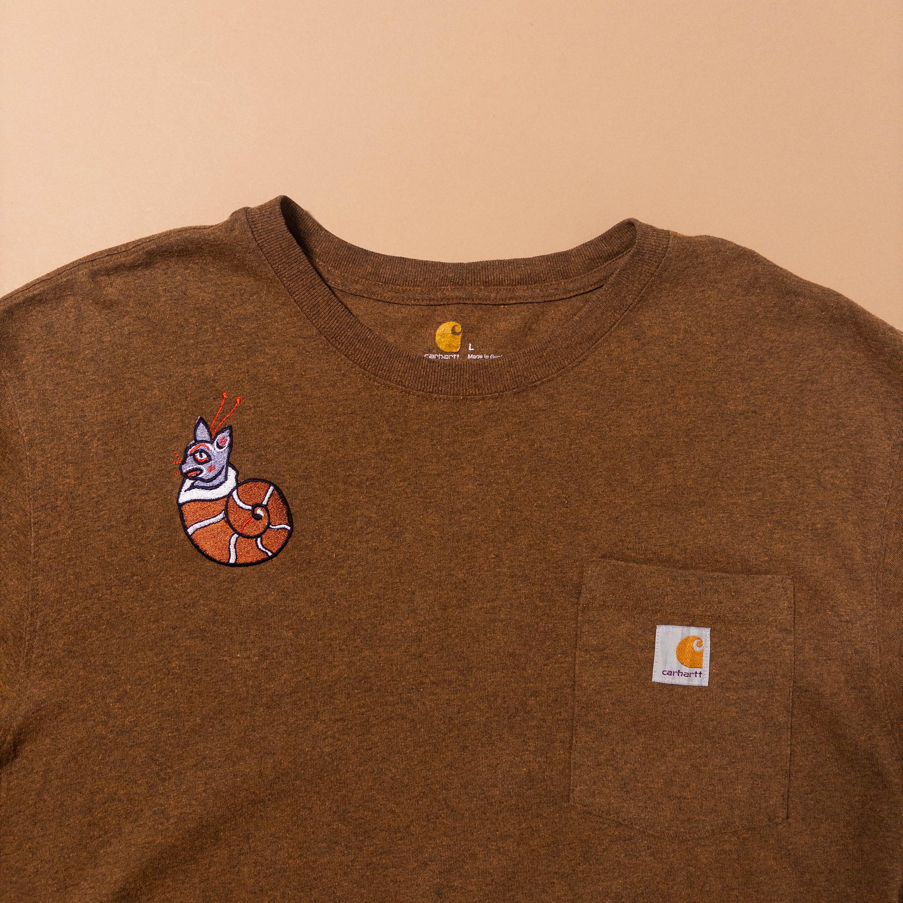 Medieval Snail Cat Carhartt T-Shirt