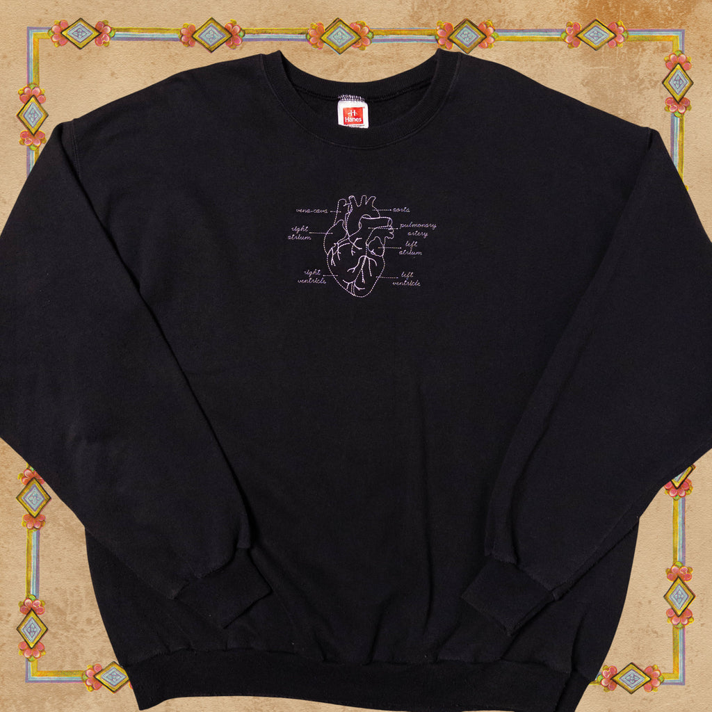 Anatomical Heart Crewneck Sweatshirt