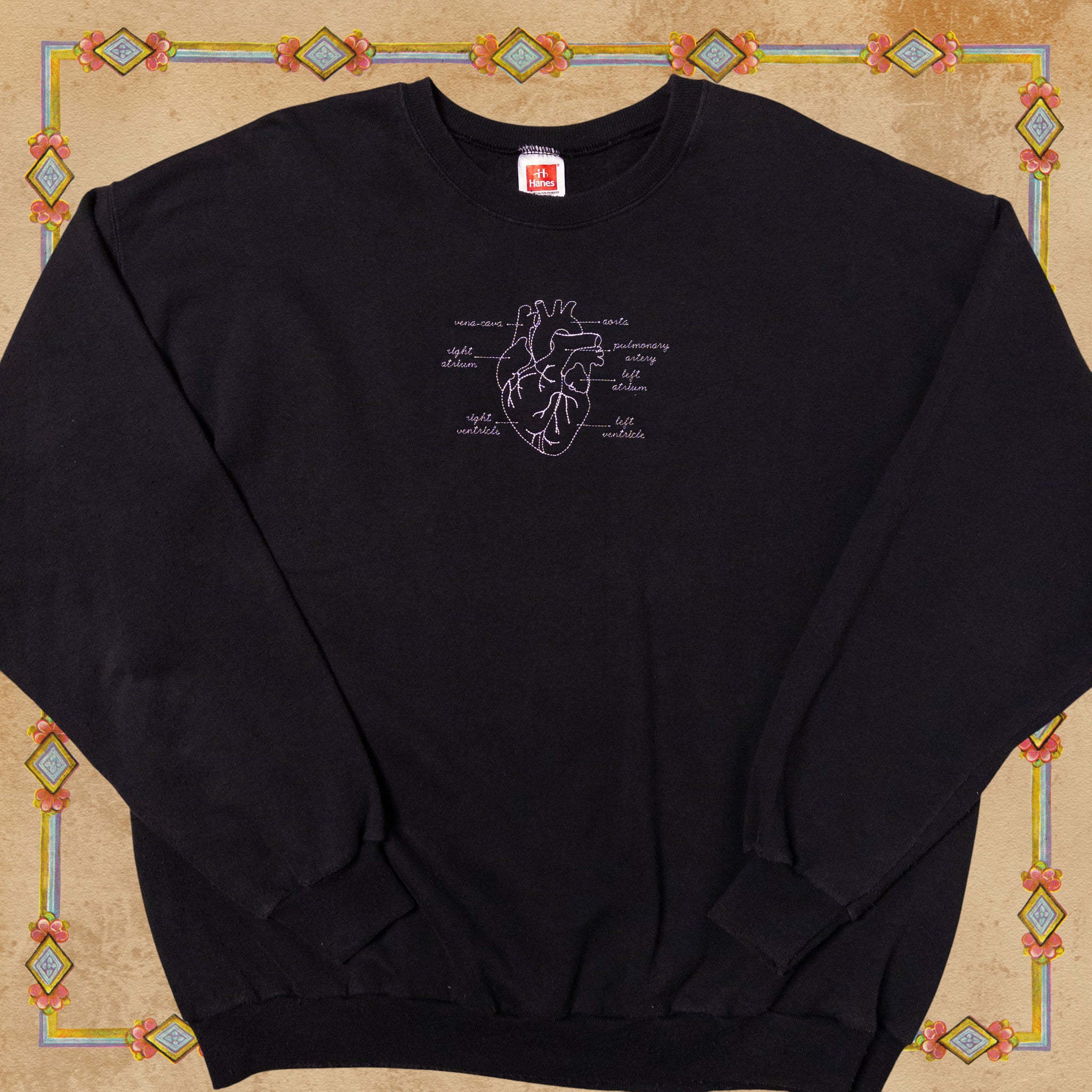 Anatomical Heart Crewneck Sweatshirt