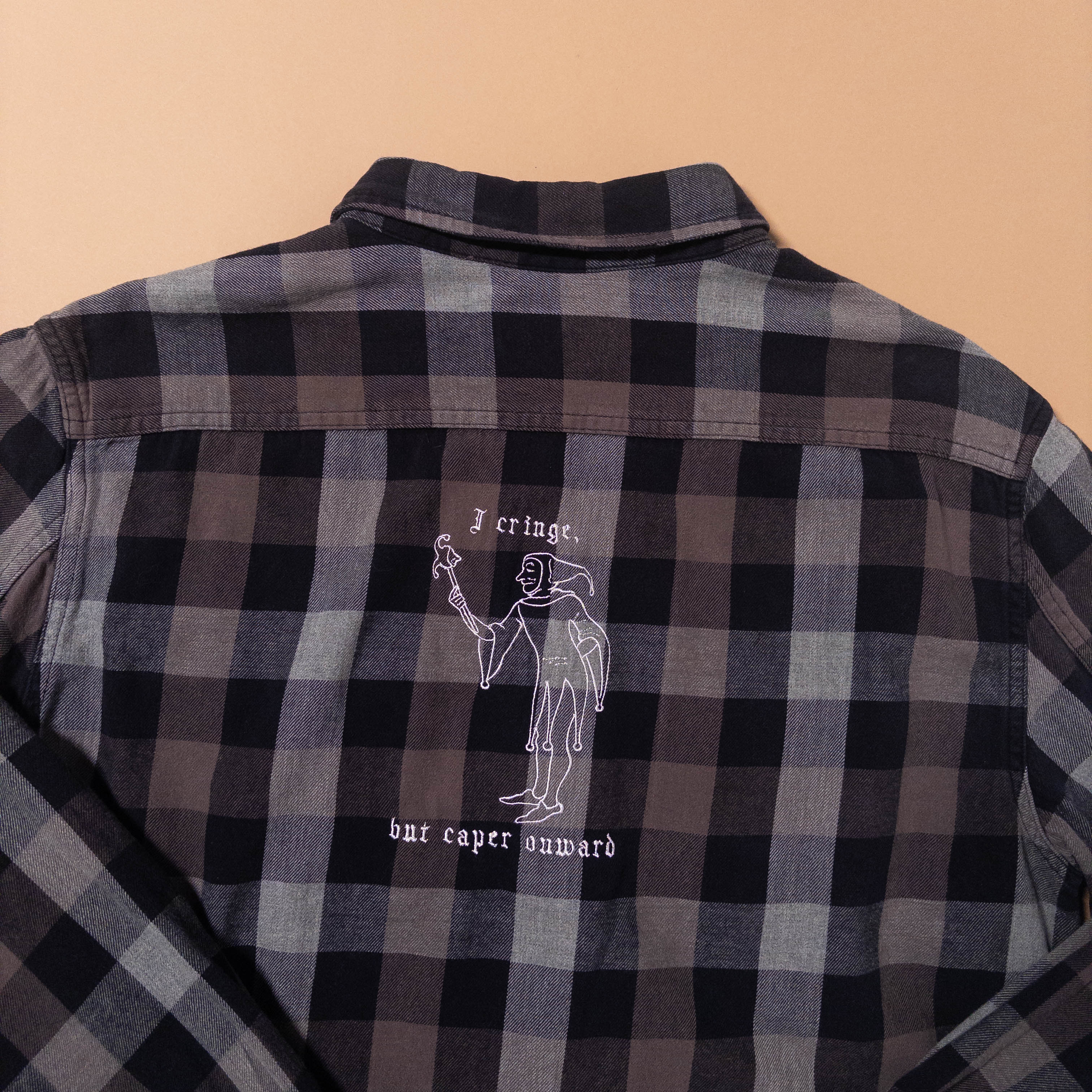 Cringe But Free Jester Flannel Shirt