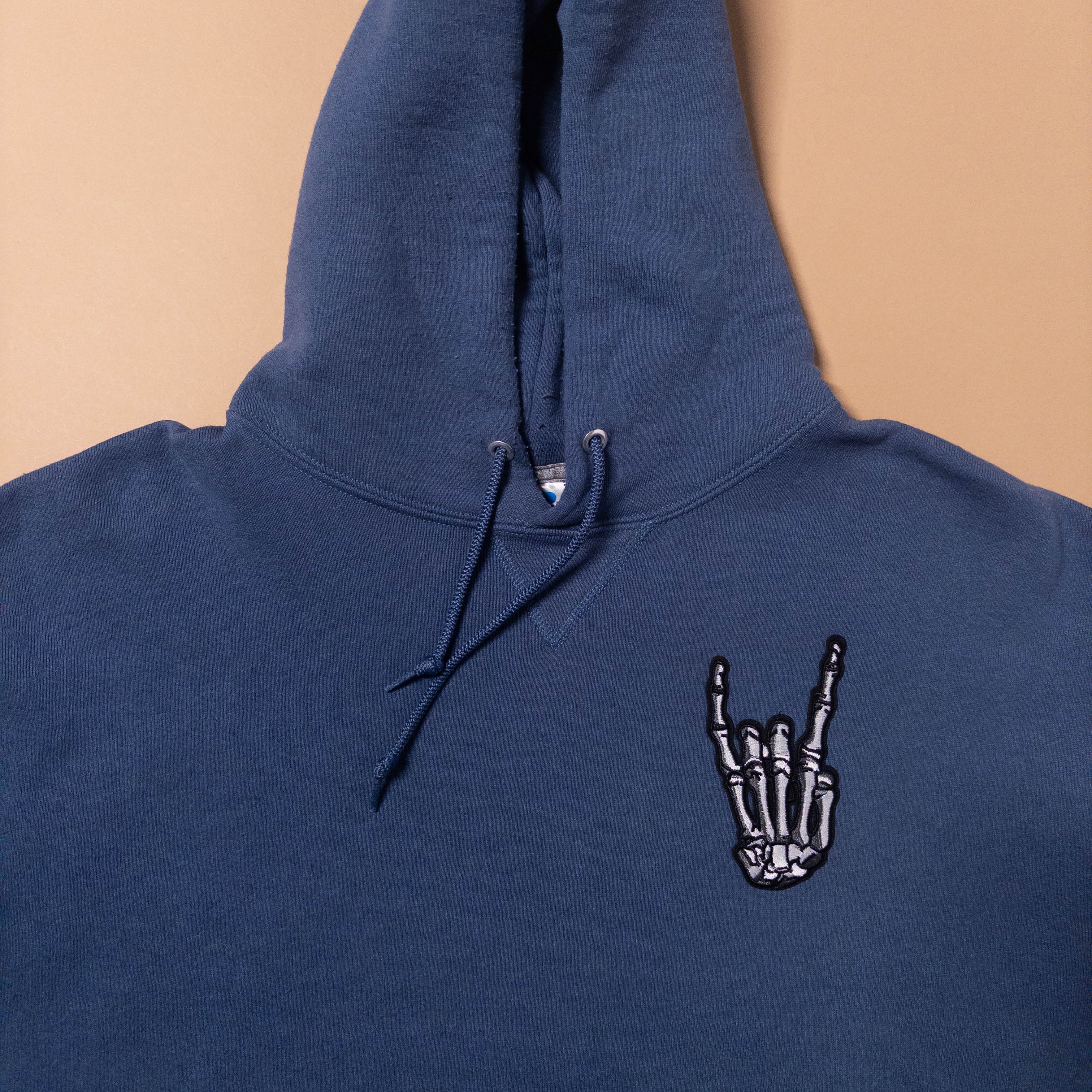 Trio of Skulls Upcycled Hoodie