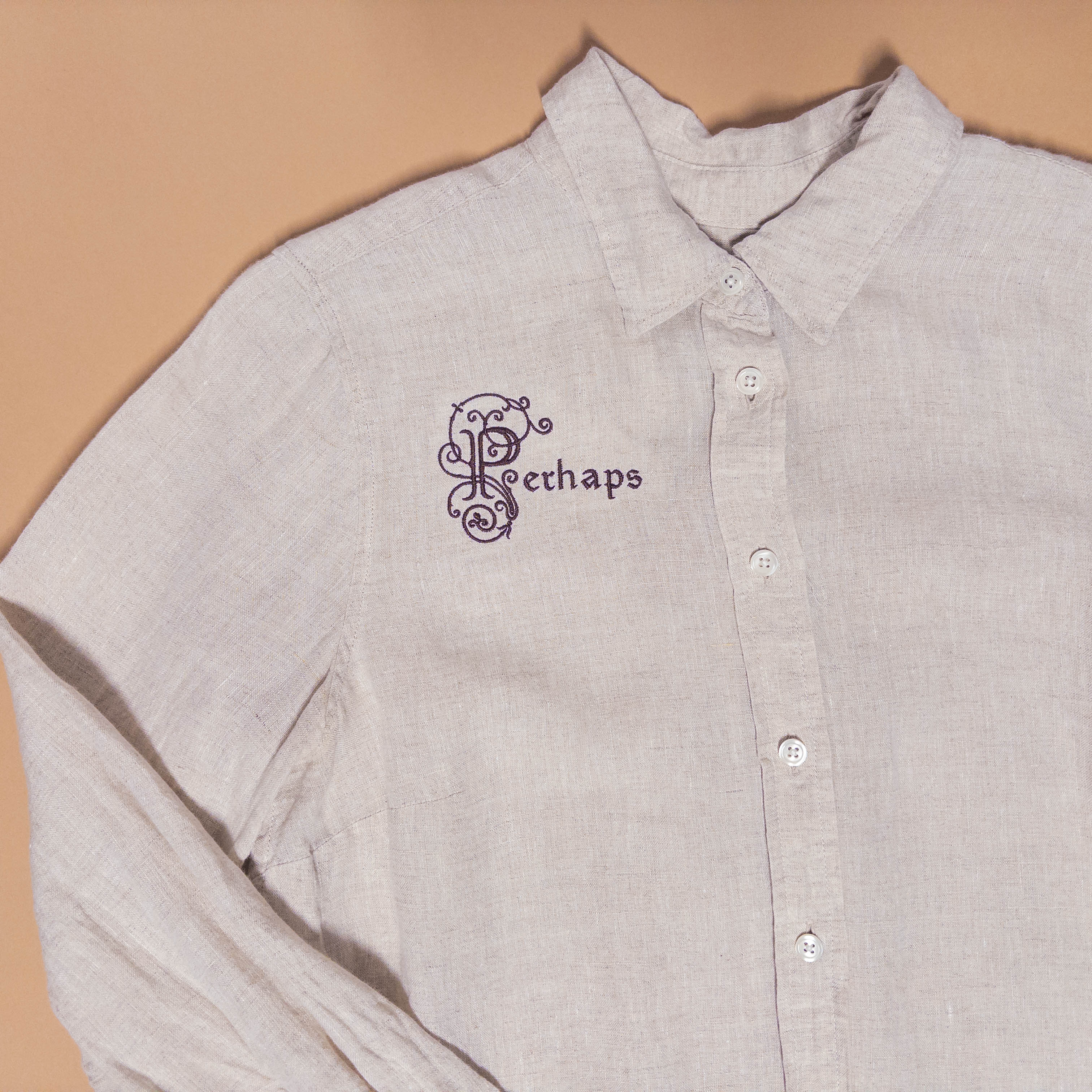 Perhaps Linen Poet Shirt