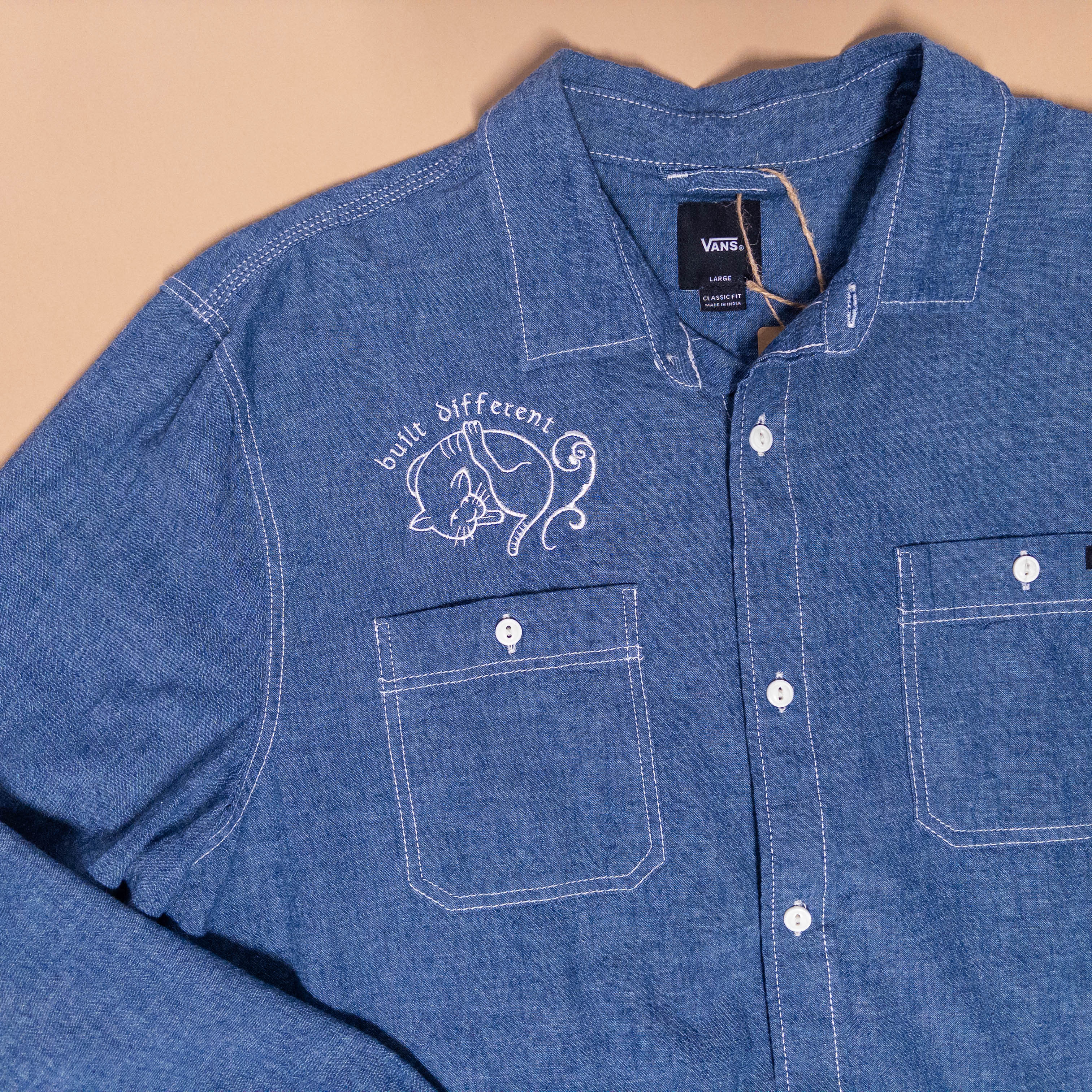 Vans Built Different Medieval Cat Shirt