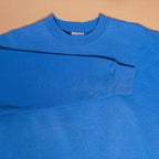Medieval Snail Cat Crewneck Sweater in Blue