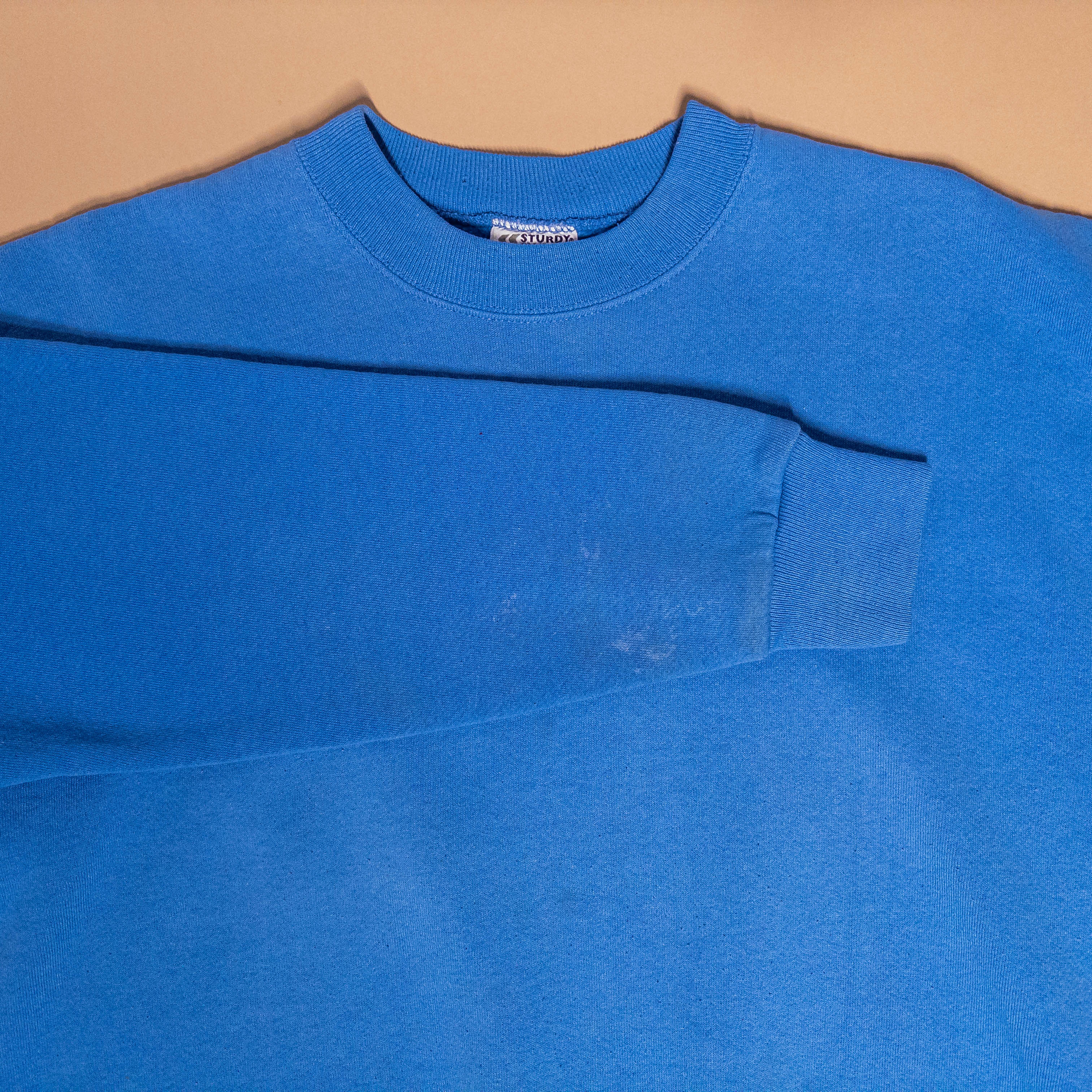 Medieval Snail Cat Crewneck Sweater in Blue