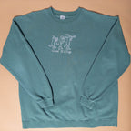 Medieval Parade Serene Green Crewneck