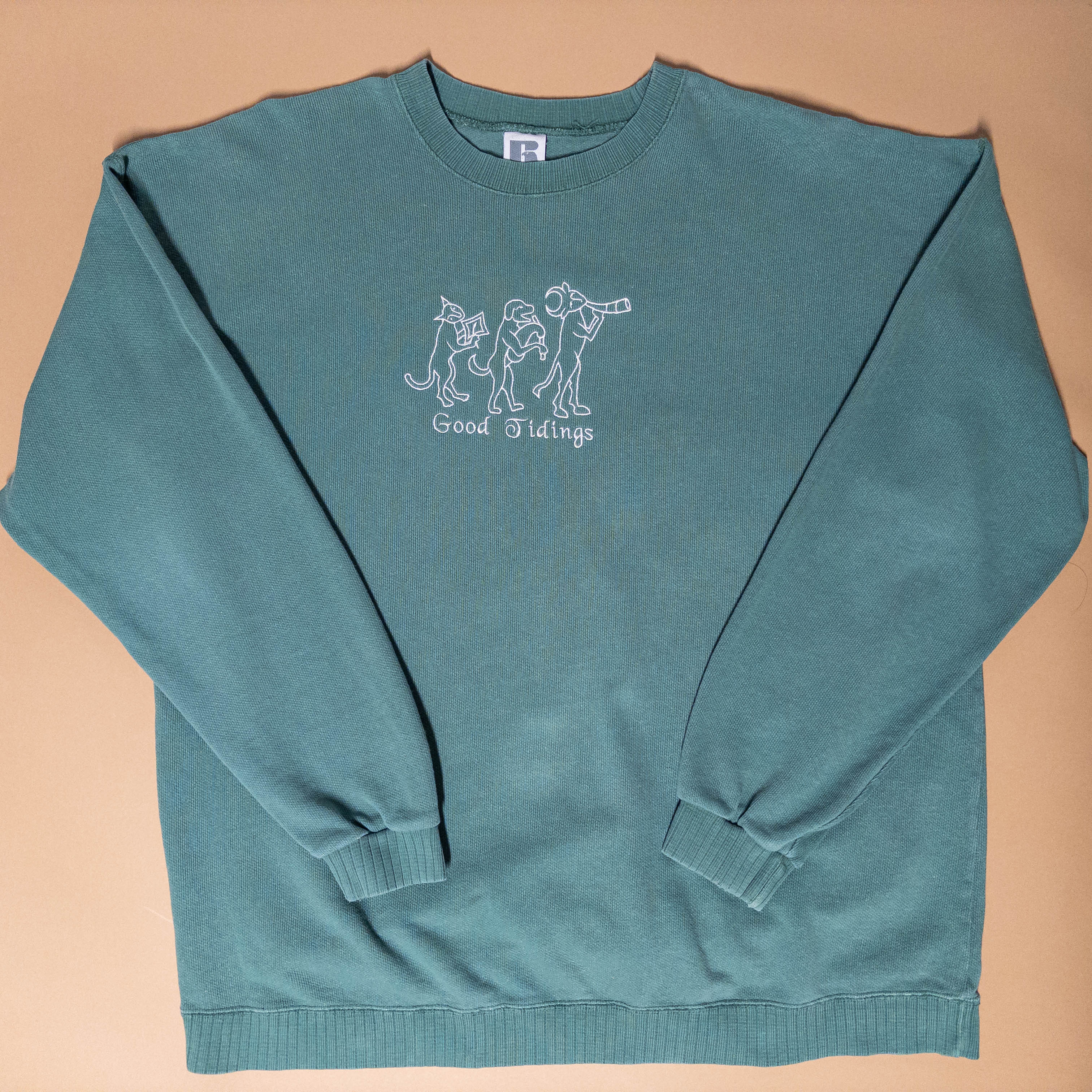 Medieval Parade Serene Green Crewneck