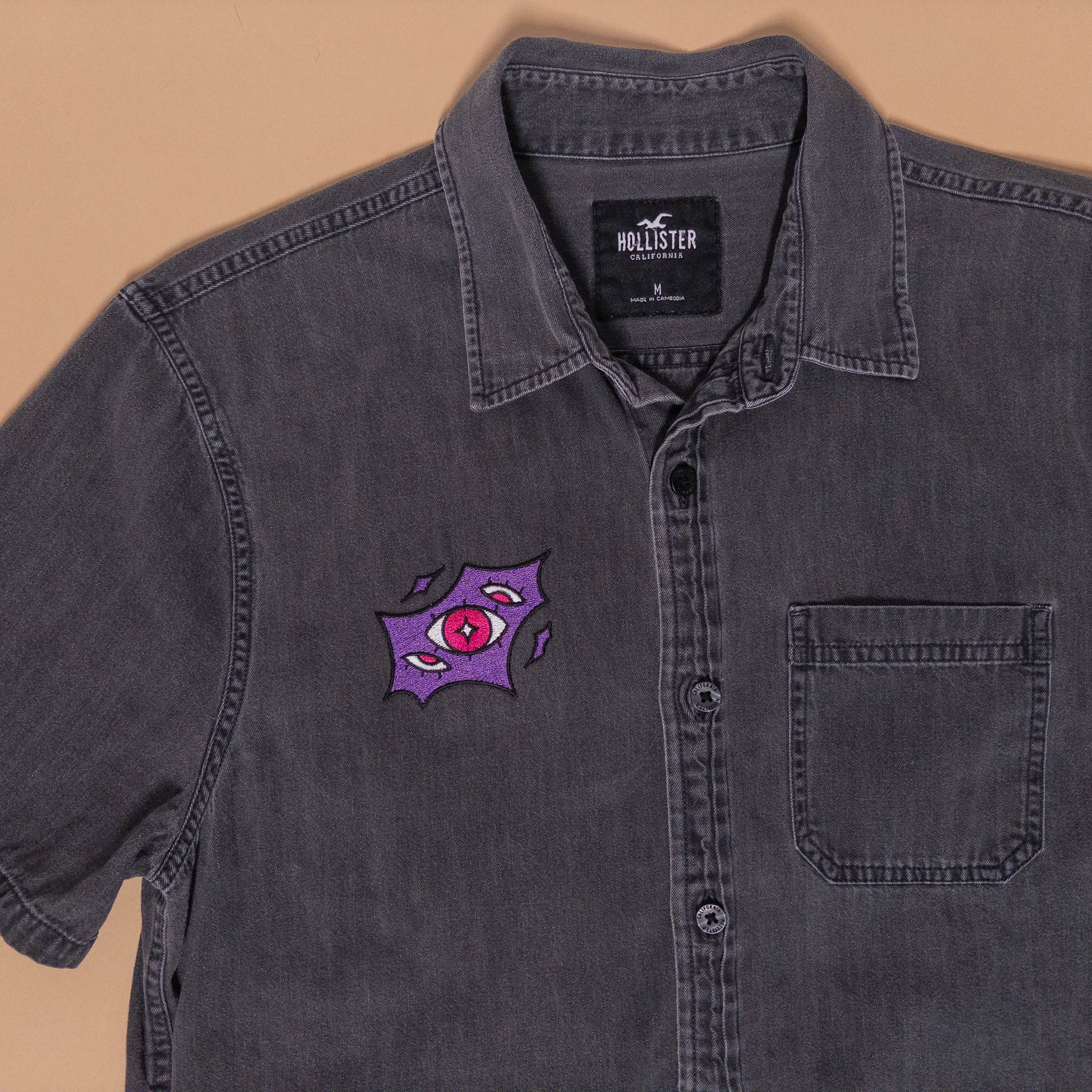 Denim Shirt With Eye