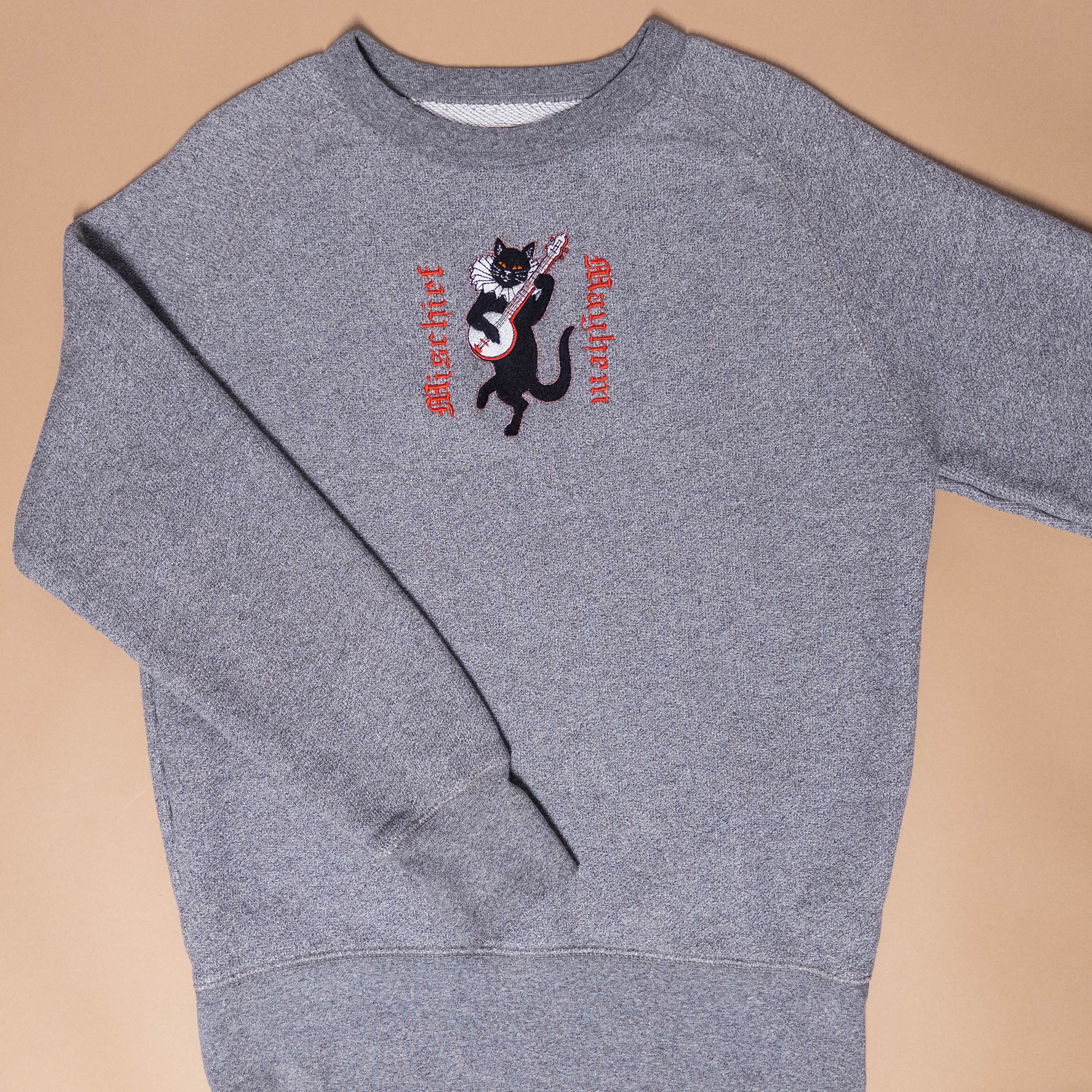 Upcycled Levi's Mischief and Mayhem Crewneck Sweater