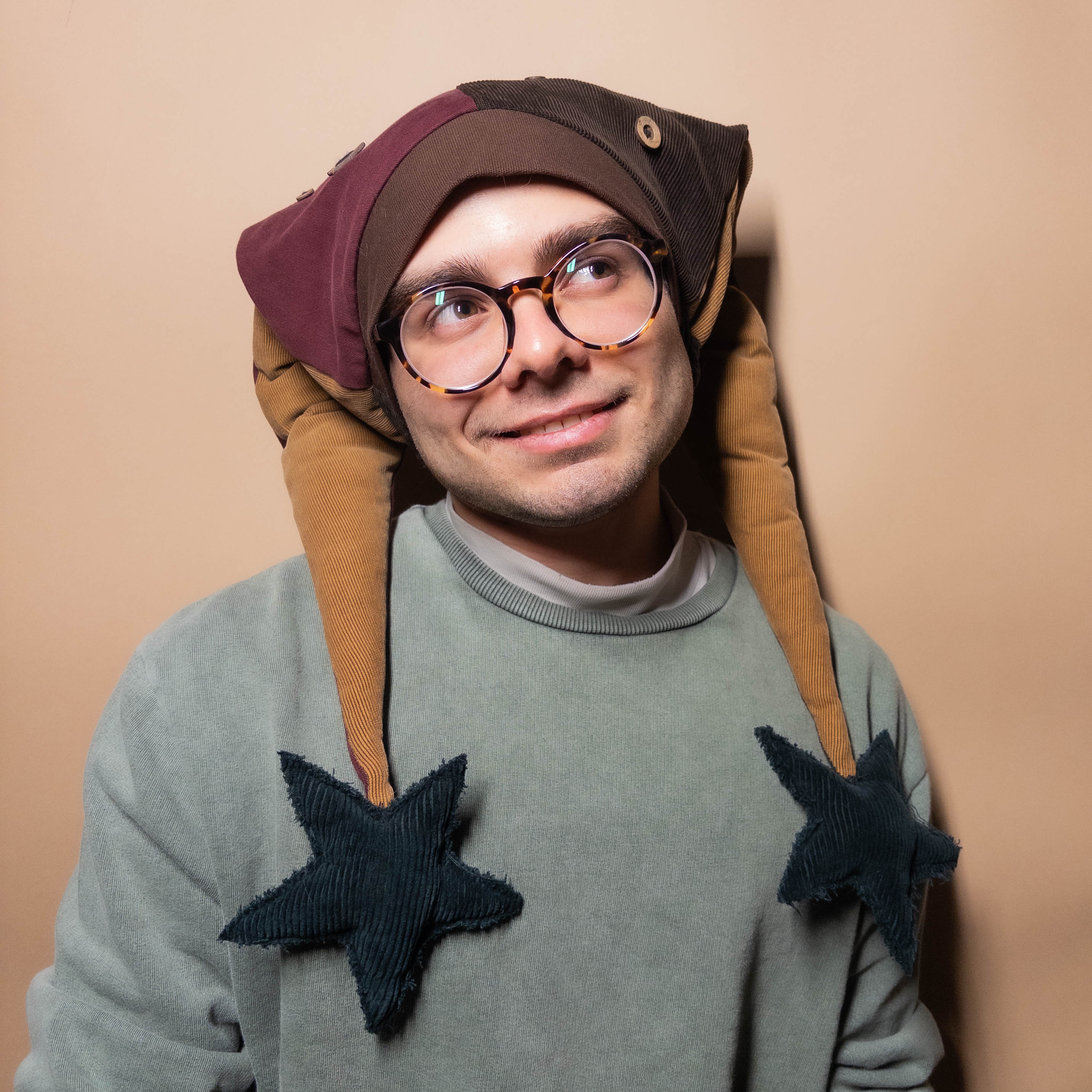 The Woodland Fool – Handmade Jester Hat