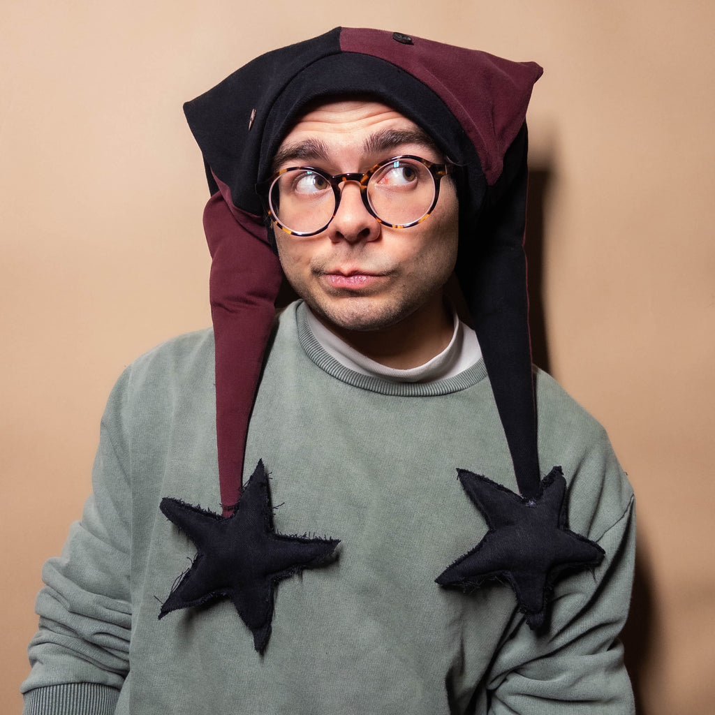 The Scarlet Trickster – Handmade Jester Hat