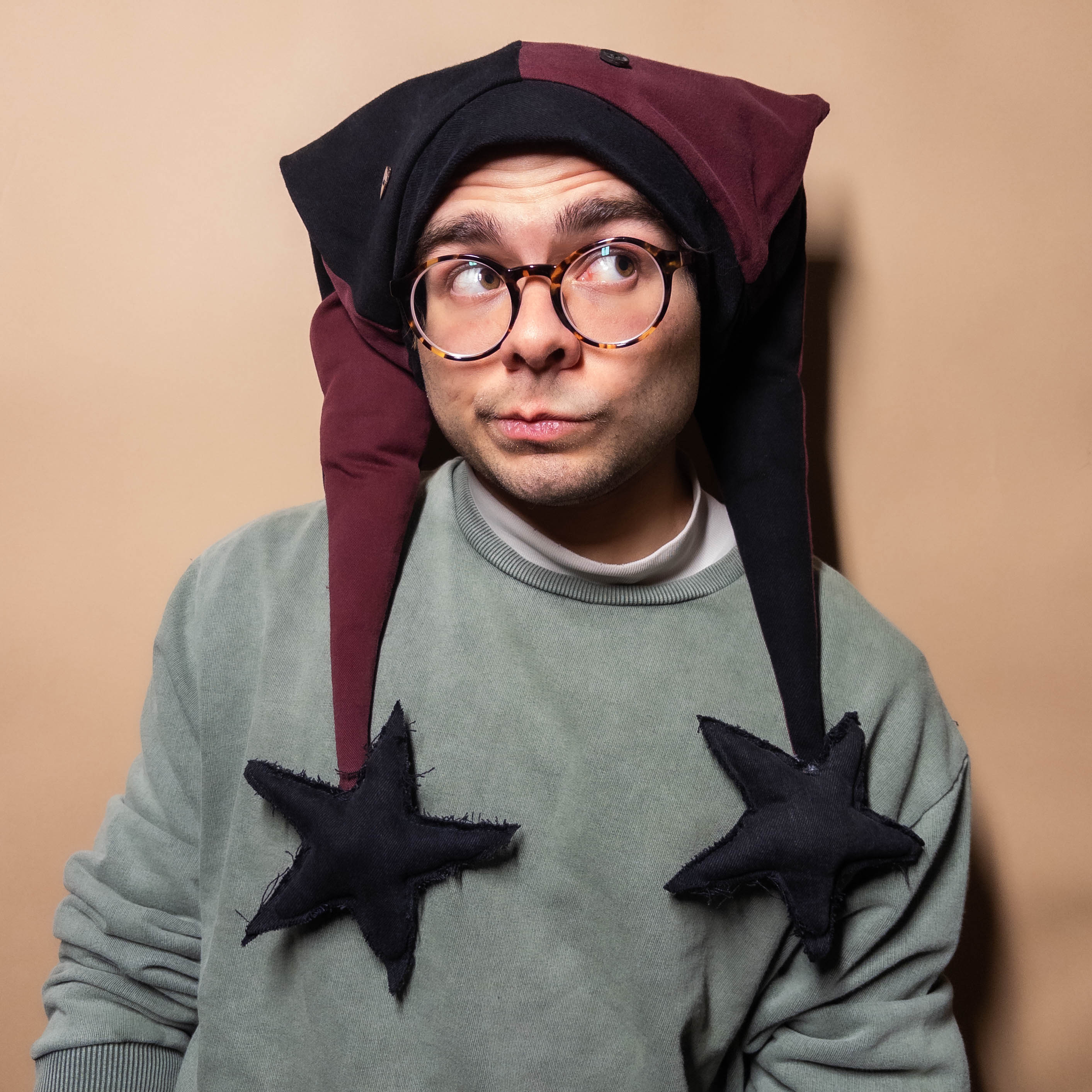 The Scarlet Trickster – Handmade Jester Hat