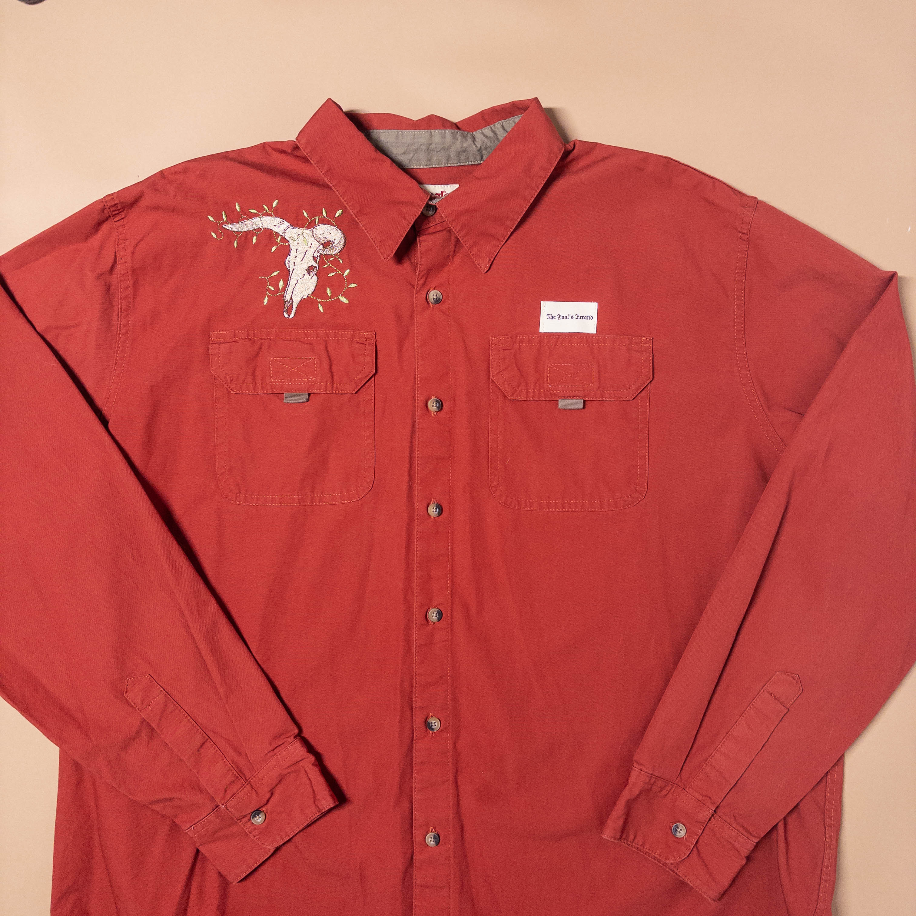 Western Cow Skull Workwear Jacket