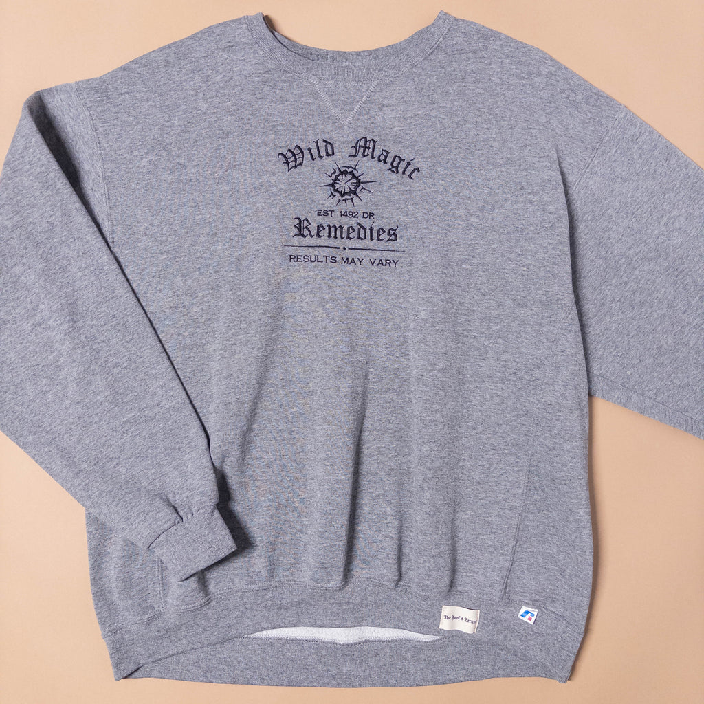 Wild Magic Remedies Sweatshirt in Light Gray