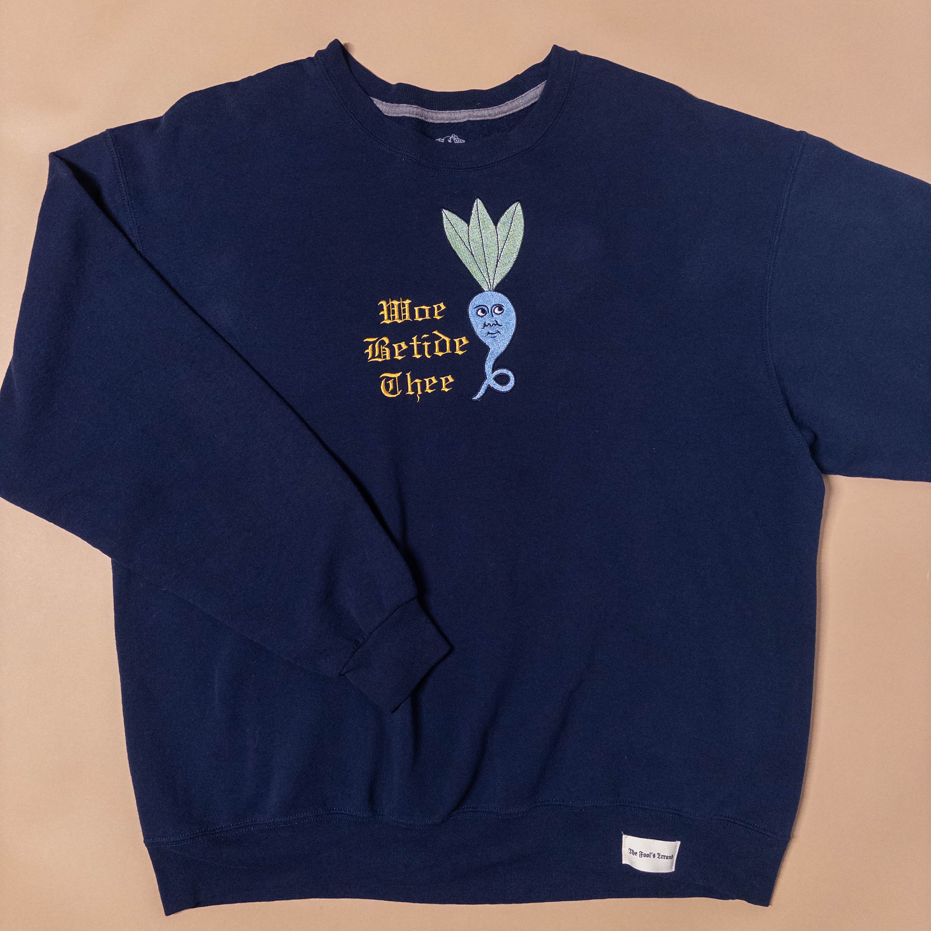 Weird Medieval Beetroot Crewneck Sweatshirt | Navy