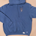 Trio of Skulls Upcycled Hoodie
