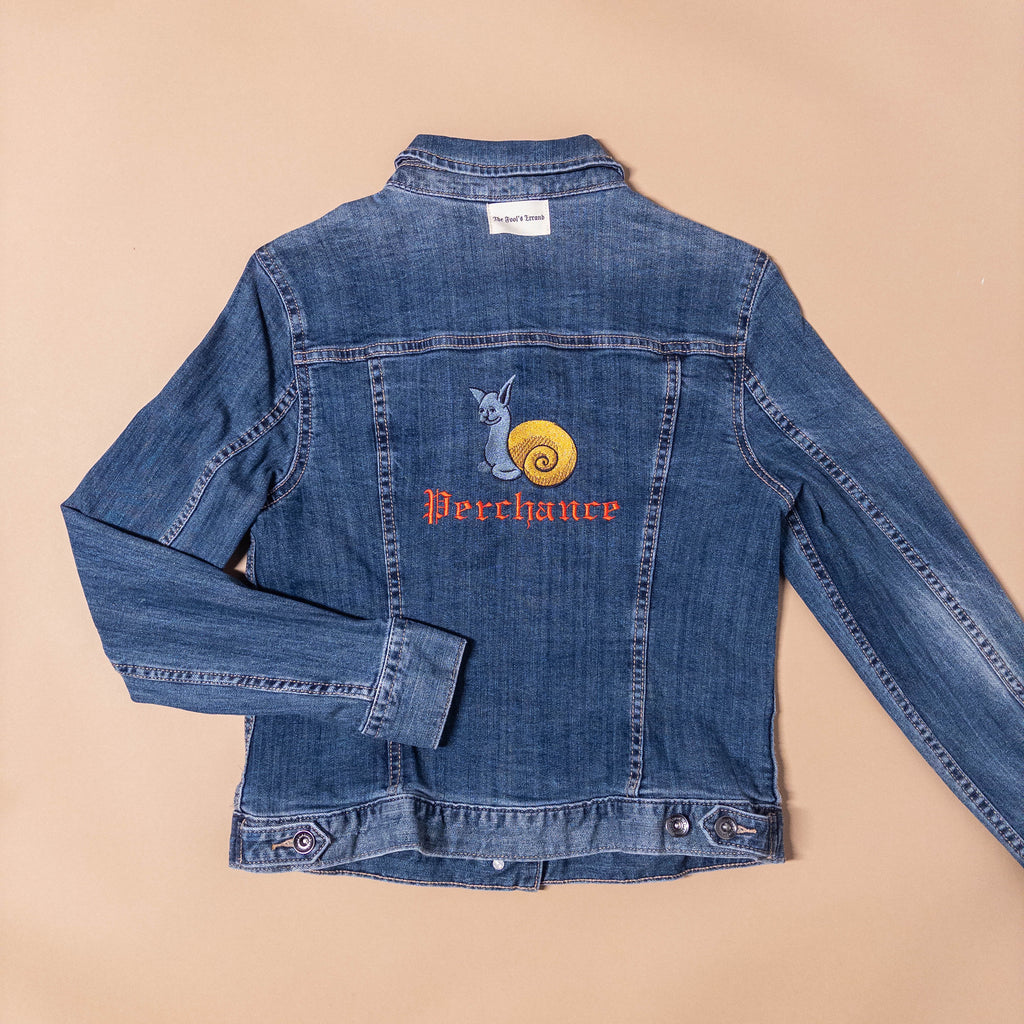 Medieval Snail Cat Jean Jacket