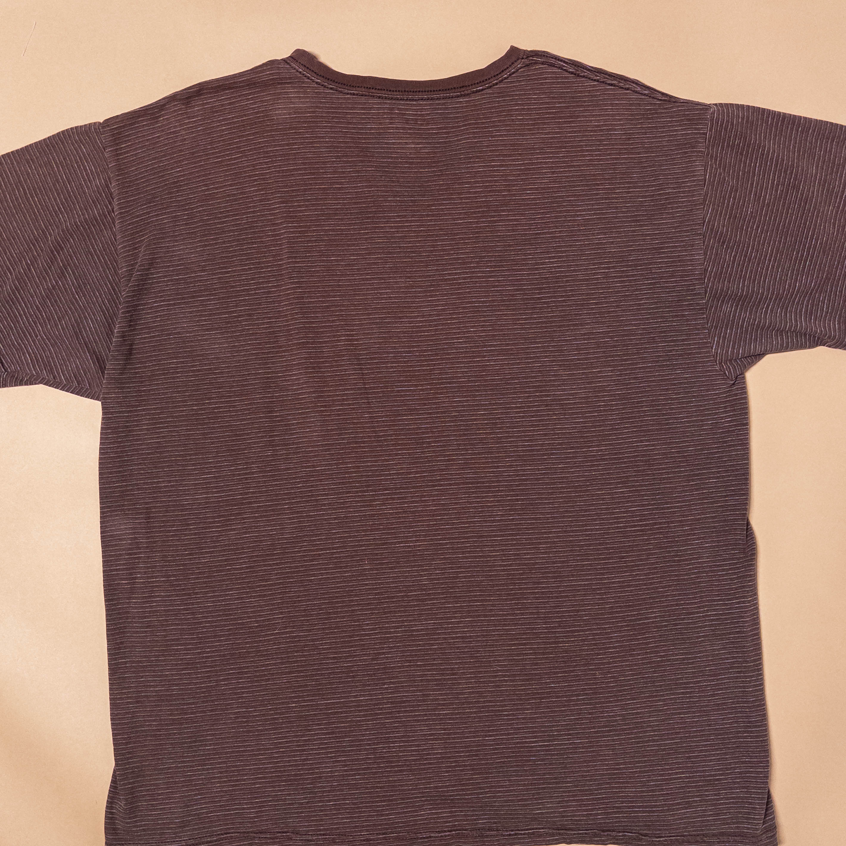 Fox Perusing Gay Agenda Tee in Brown Stripe | Large
