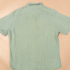 Medieval Snail Cat Linen Shirt | Medium