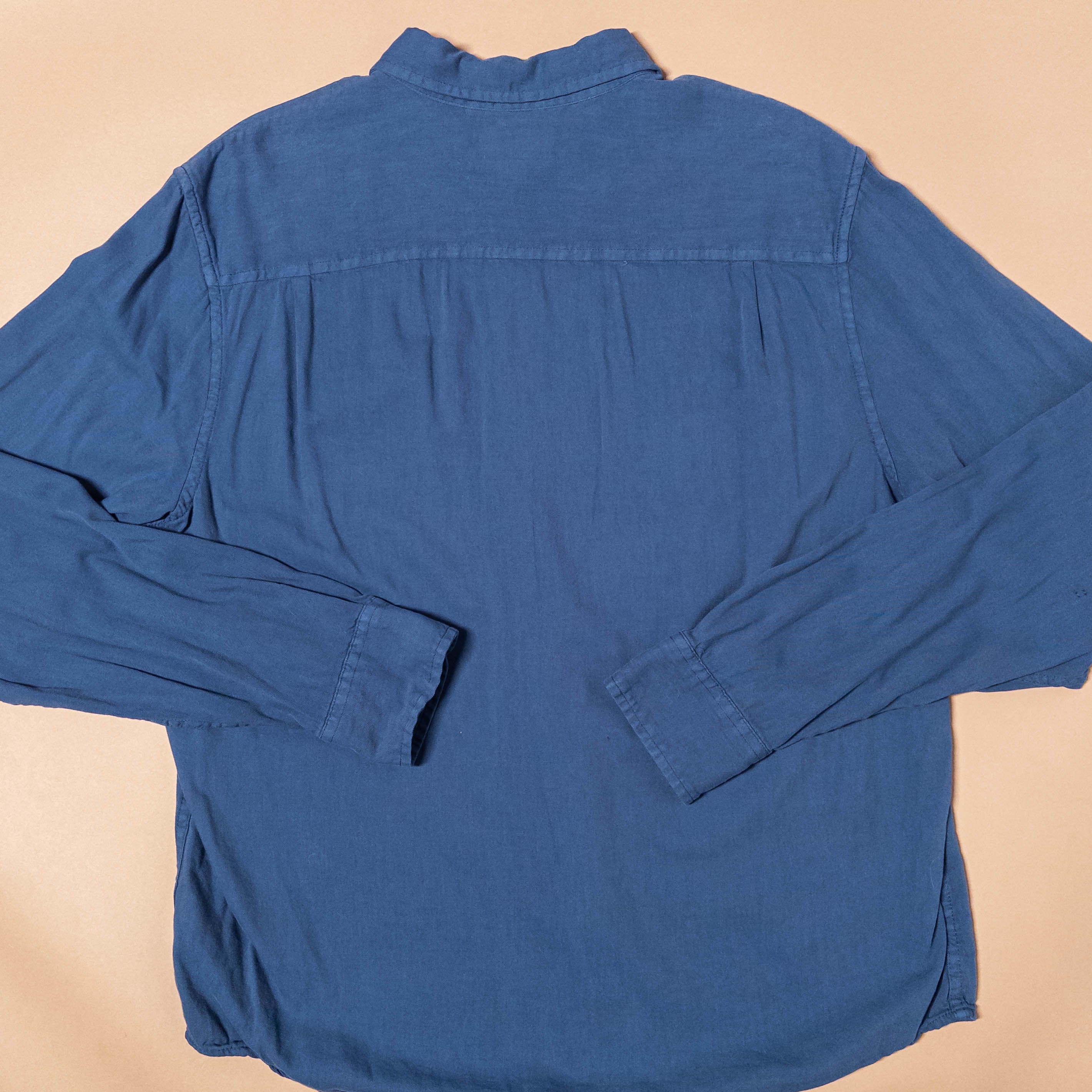 Medieval Demon Button Up in Blue | Large