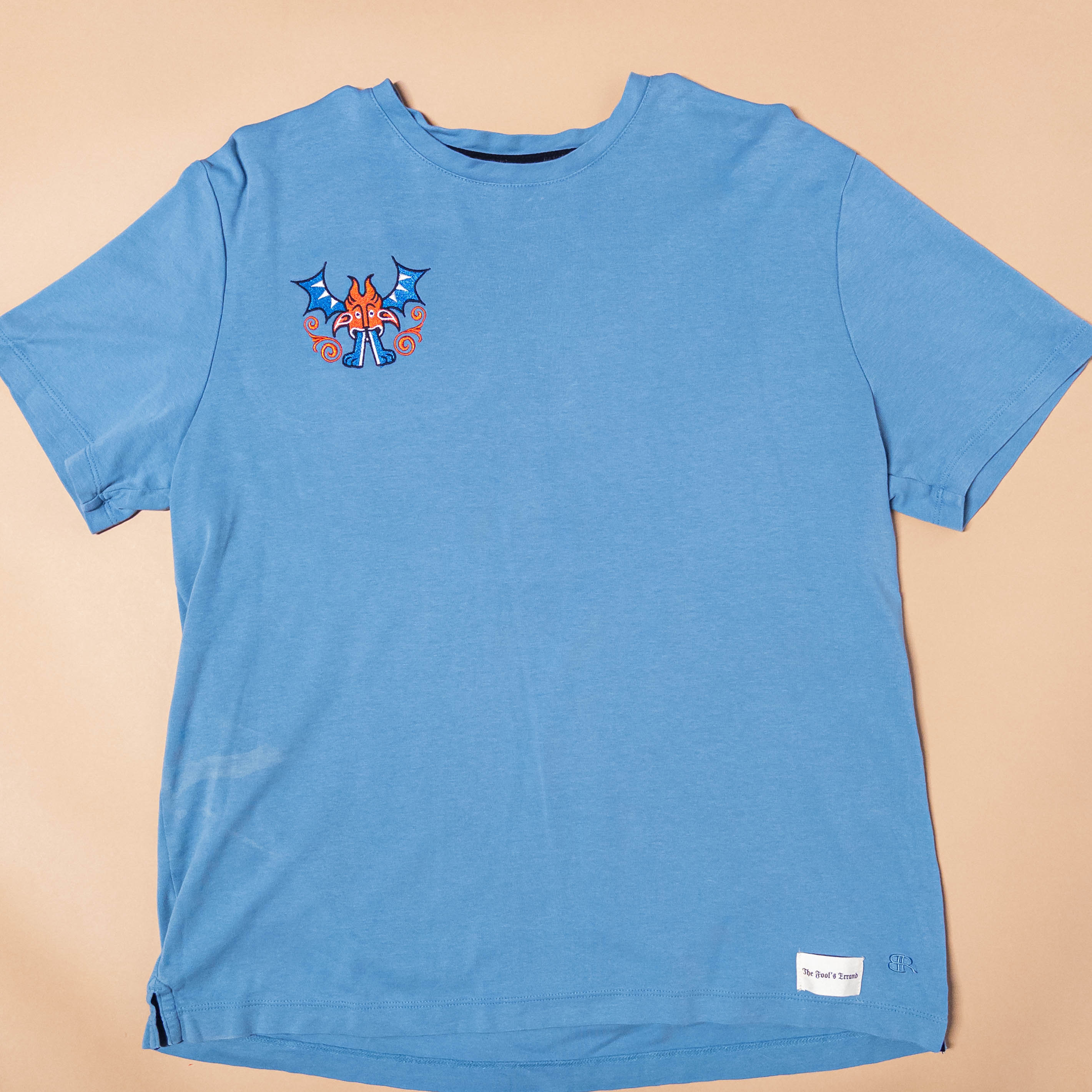 Medieval Demon Tee in Blue | Medium