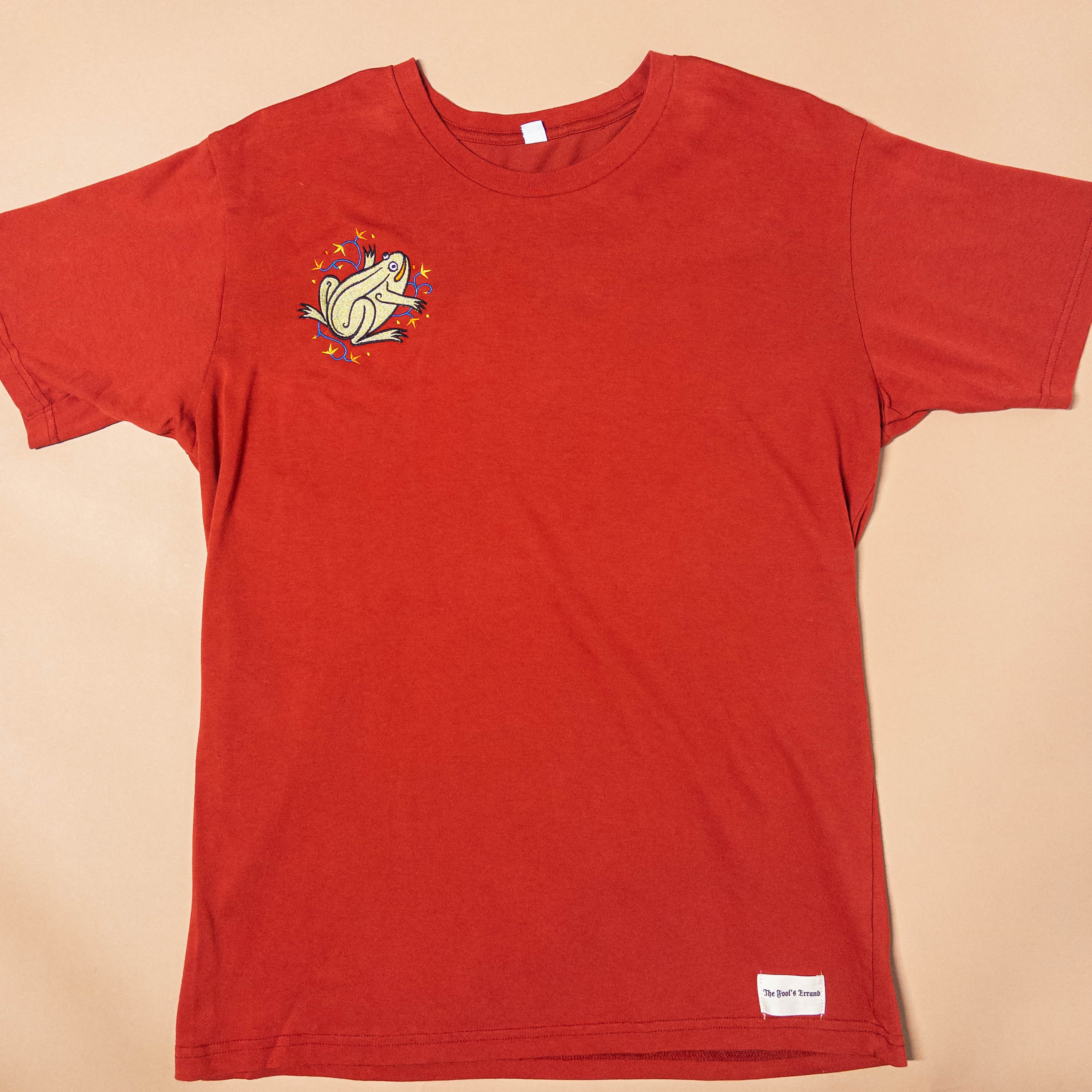 Medieval Frog Tee in Blood Orange | Medium
