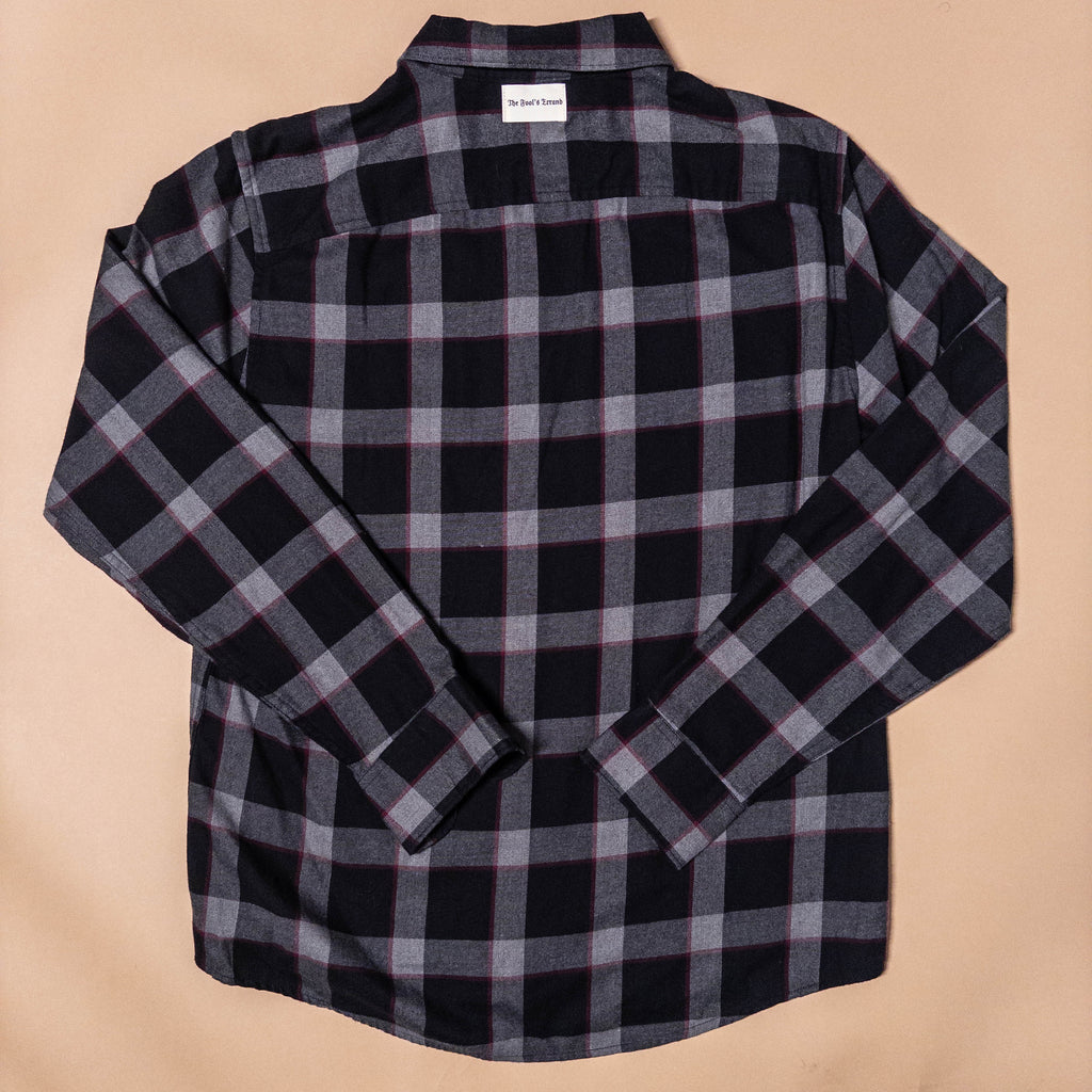Medieval Cat Black Flannel Shirt