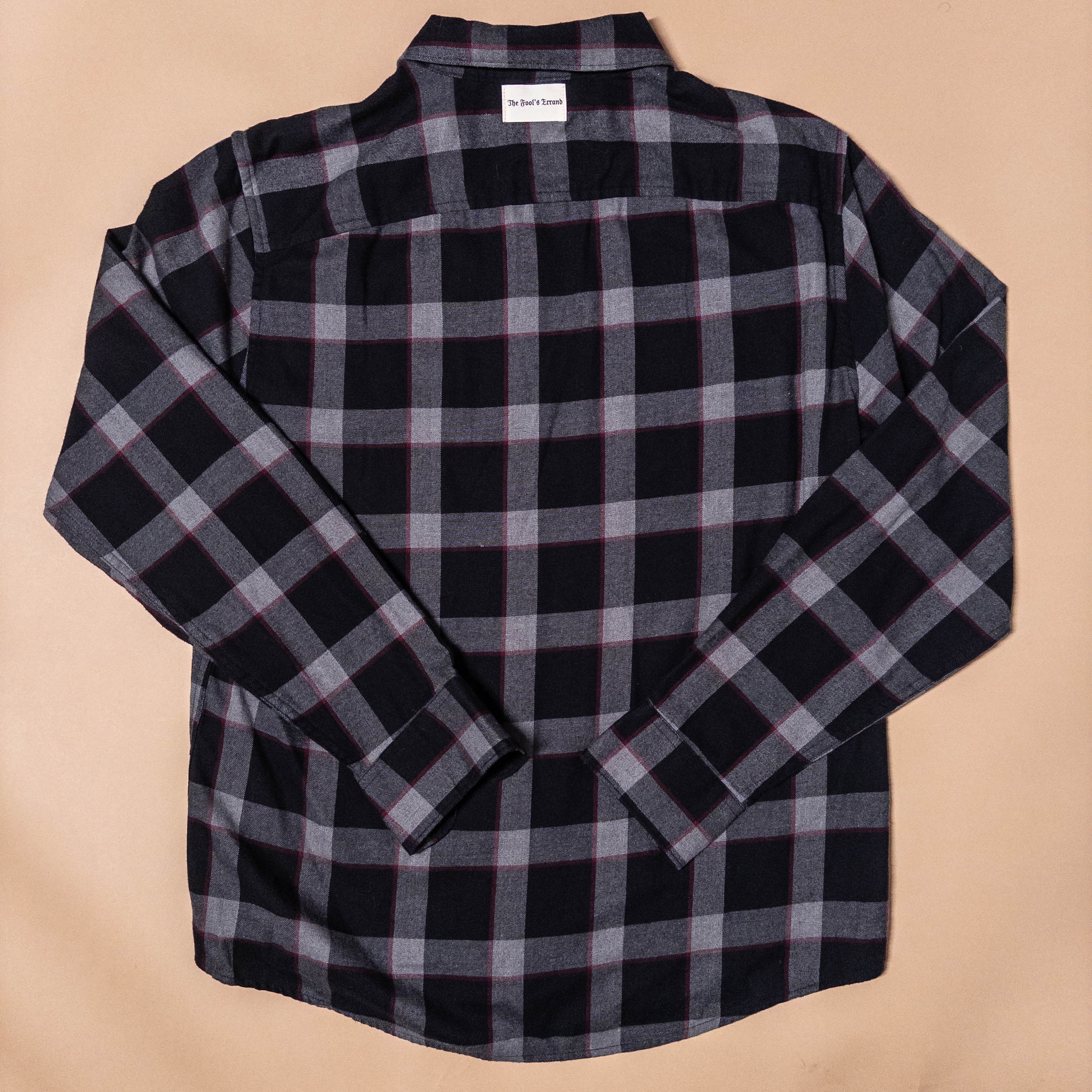 Medieval Cat Black Flannel Shirt