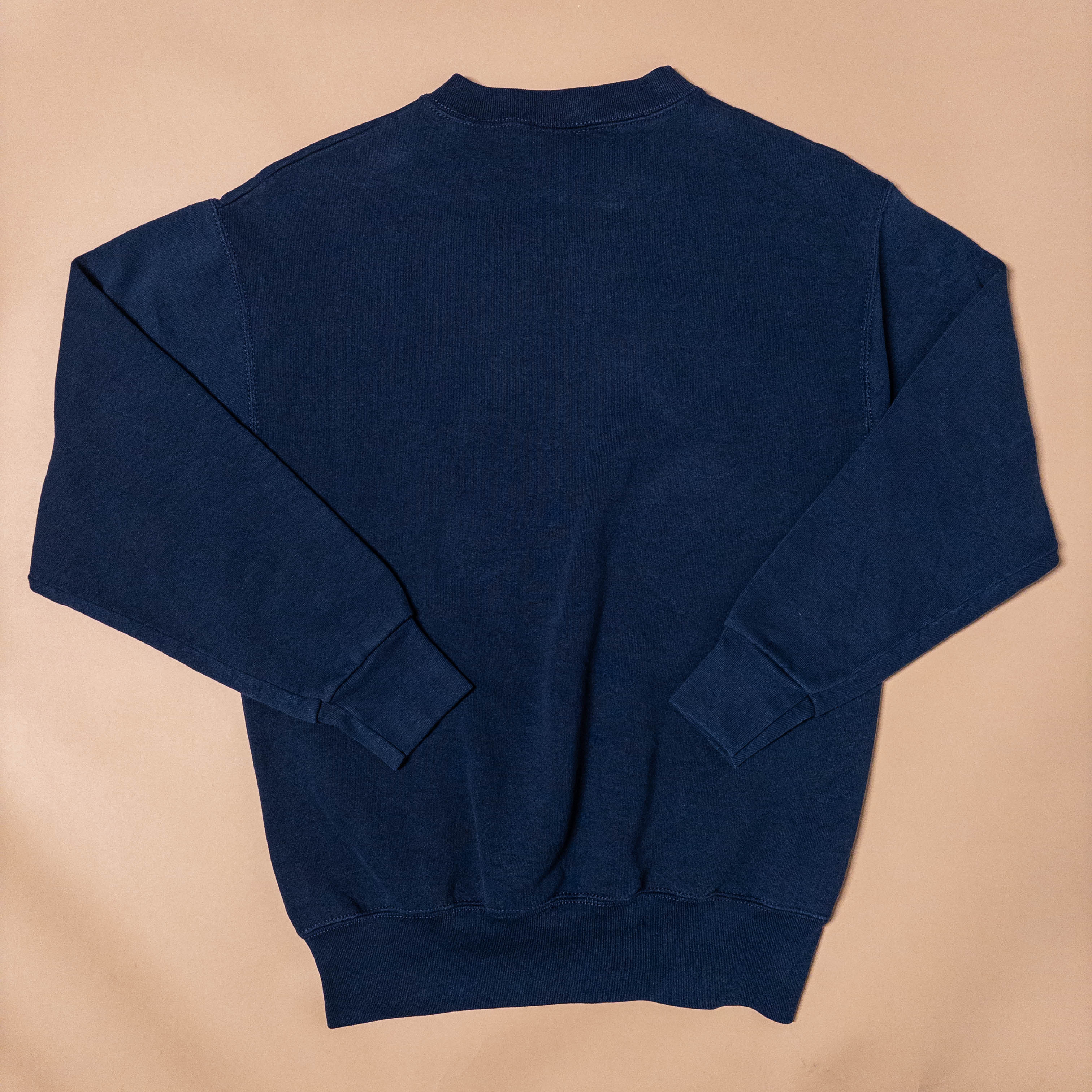 Medieval Rabbit Riding Snail Creature Crewneck Sweatshirt | Navy