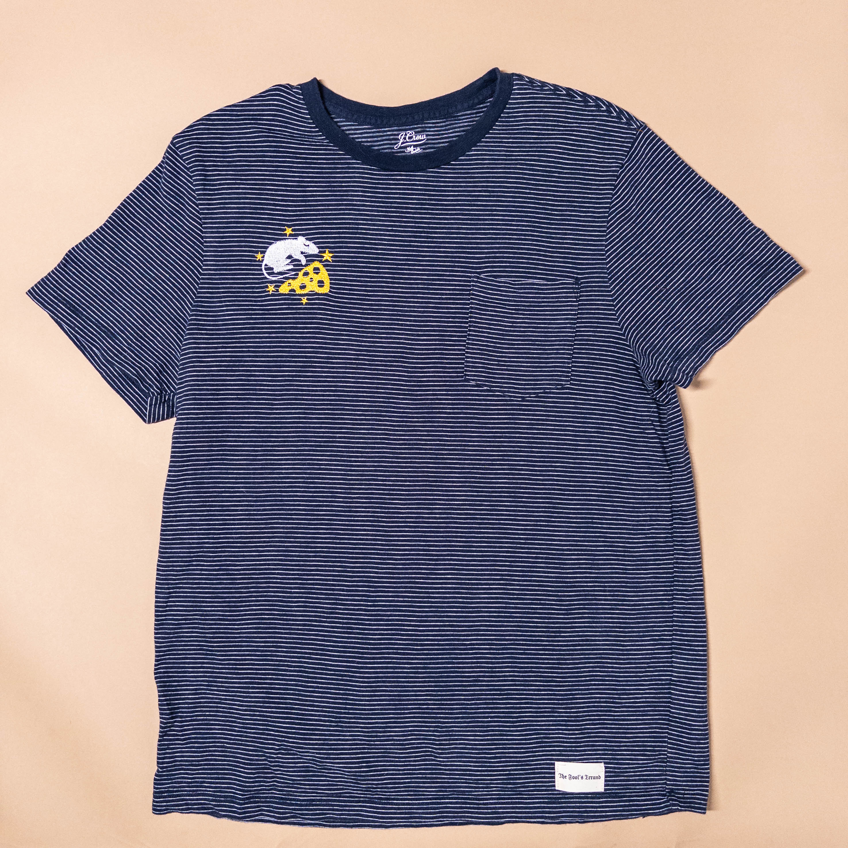 Sleep Rat Tee in Blue Stripe | Medium