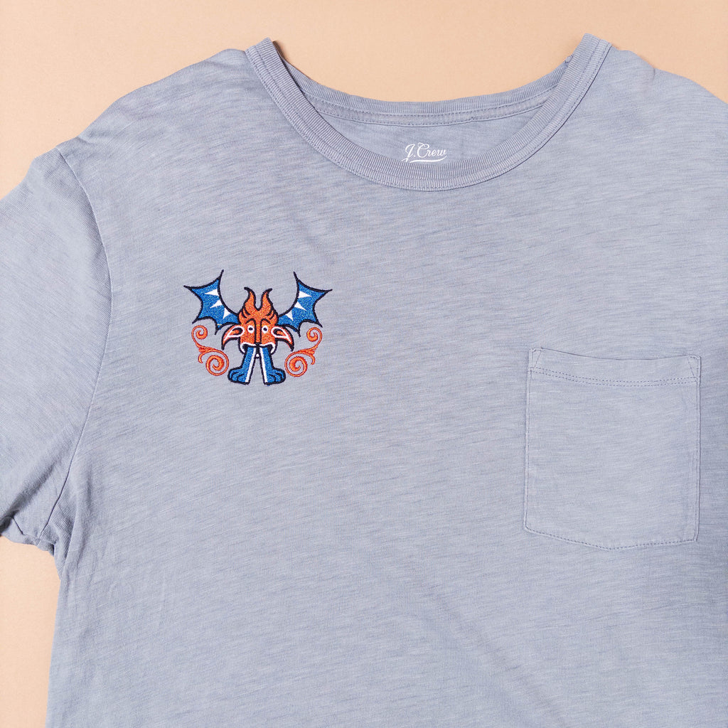 Medieval Gargoyle Tee in Stone | Medium
