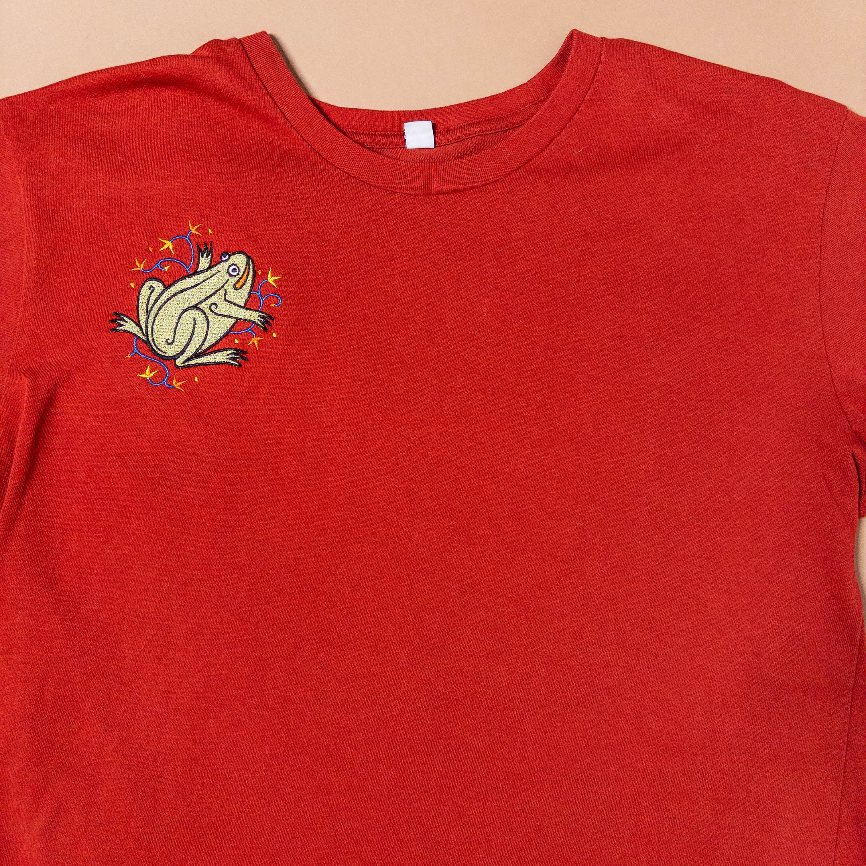 Medieval Frog Tee in Blood Orange | Medium