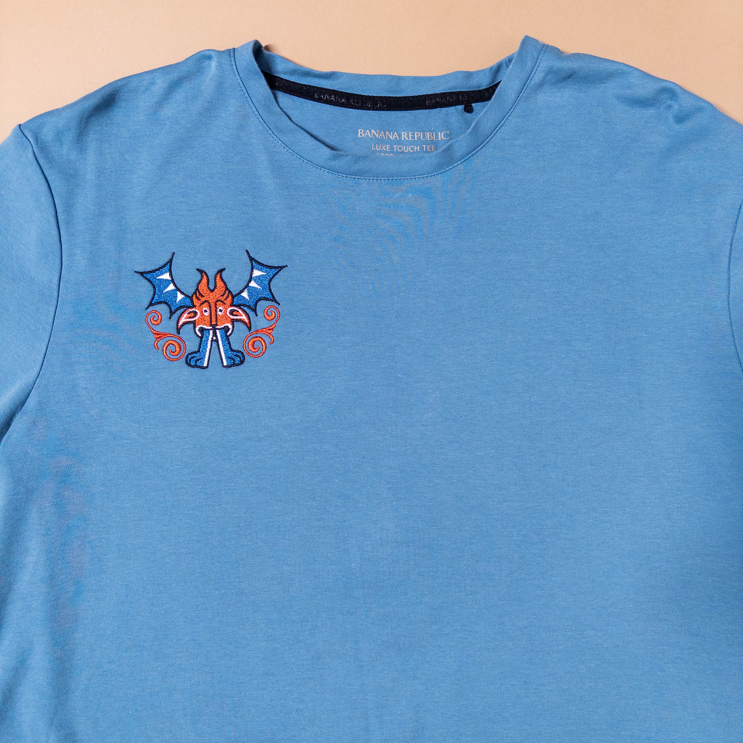 Medieval Demon Tee in Blue | Medium