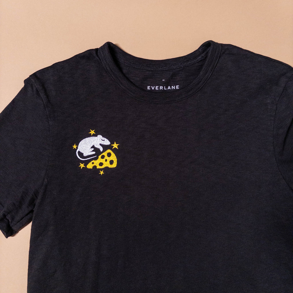 Sleeping Rat Tee in Black | XS