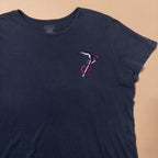 Asexual Pride Fantasy Scythe in Navy | Large
