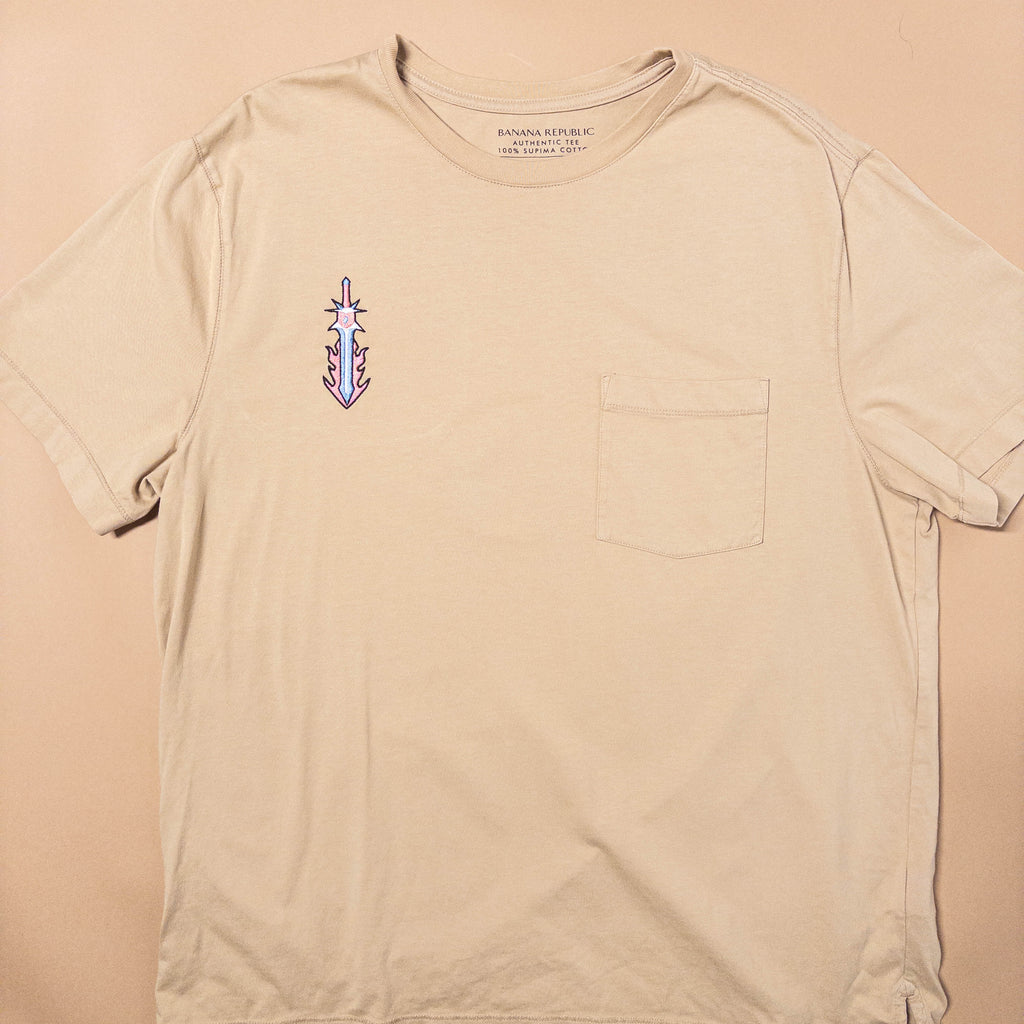 Trans Pride Fantasy Sword in Cream | Large